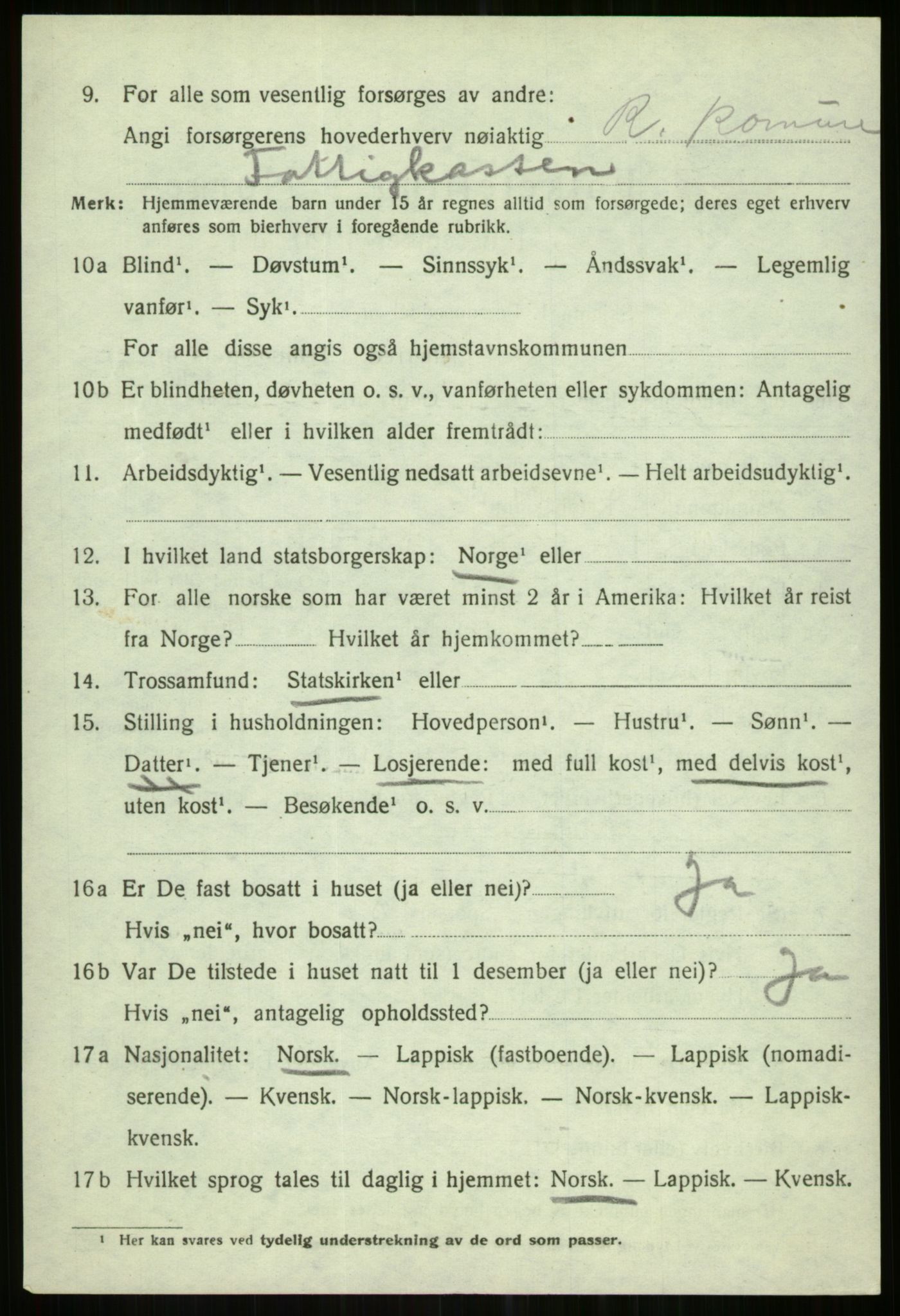 SATØ, Folketelling 1920 for 1936 Karlsøy herred, 1920, s. 1714