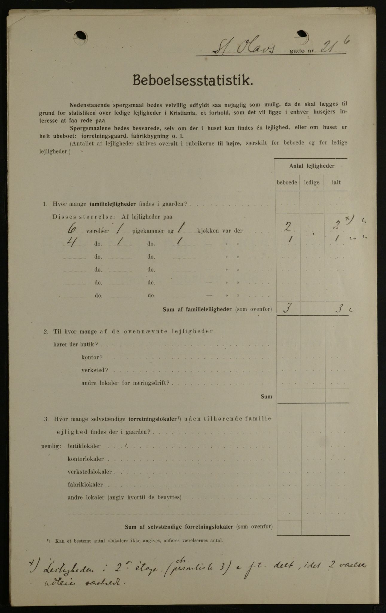 OBA, Kommunal folketelling 1.2.1908 for Kristiania kjøpstad, 1908, s. 79486