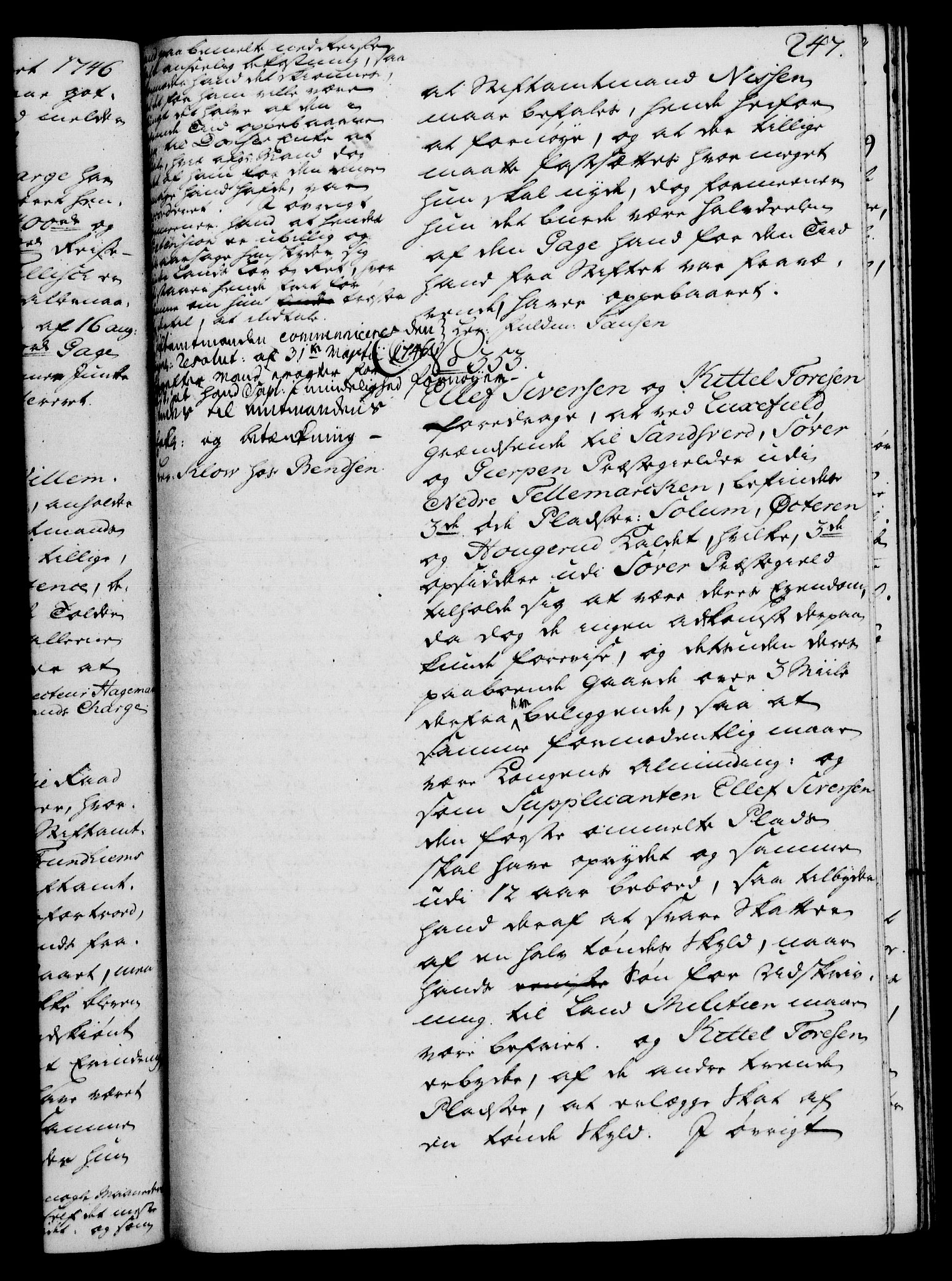 Rentekammeret, Kammerkanselliet, AV/RA-EA-3111/G/Gh/Gha/L0030: Norsk ekstraktmemorialprotokoll (merket RK 53.75), 1749-1751, s. 247