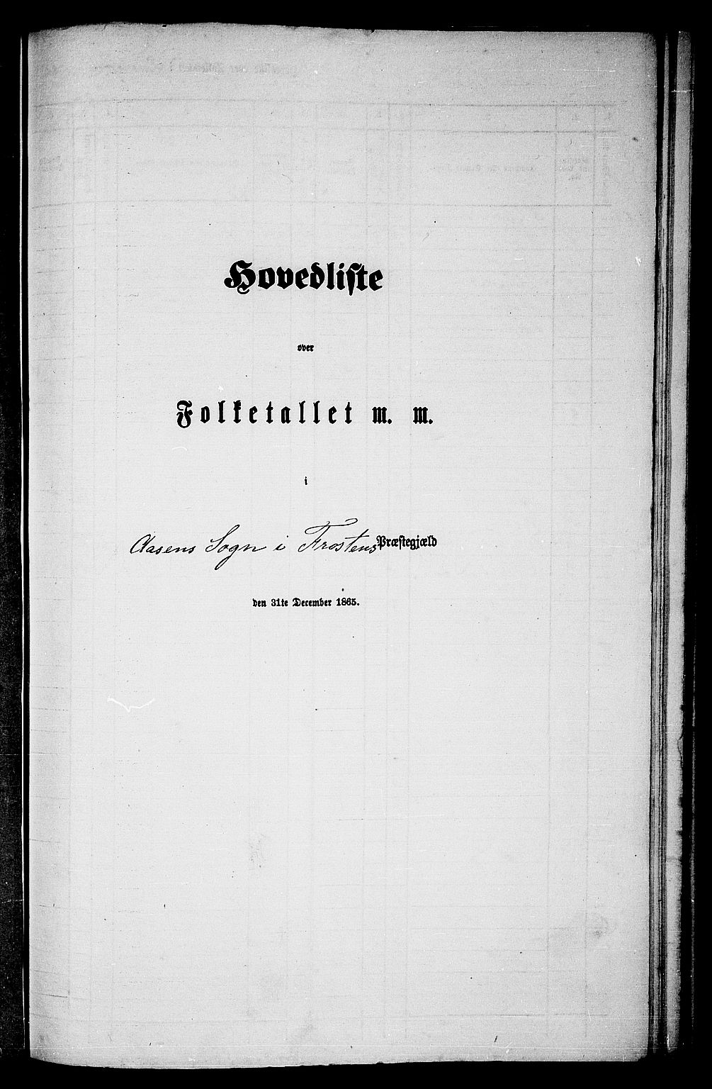 RA, Folketelling 1865 for 1717P Frosta prestegjeld, 1865, s. 129