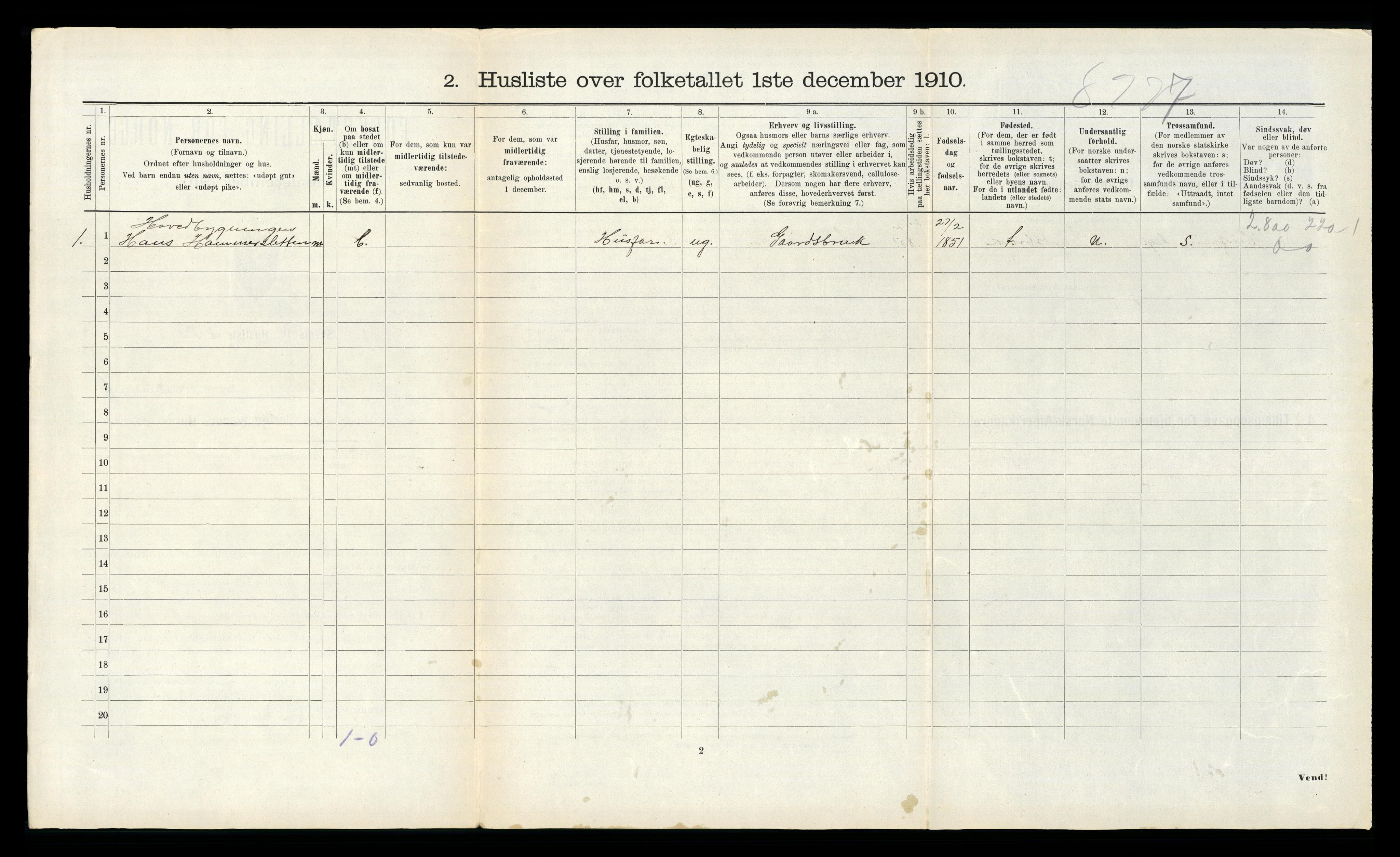 RA, Folketelling 1910 for 1539 Grytten herred, 1910, s. 525