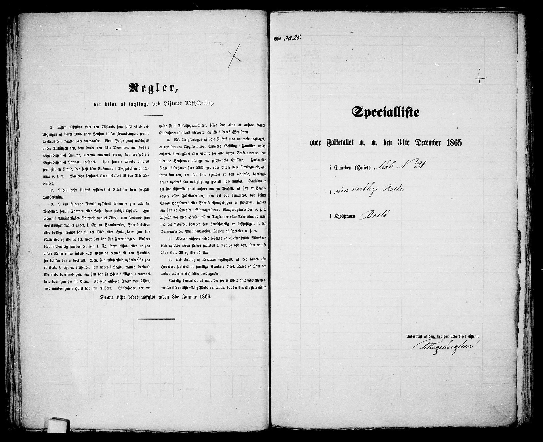 RA, Folketelling 1865 for 1804B Bodø prestegjeld, Bodø kjøpstad, 1865, s. 48