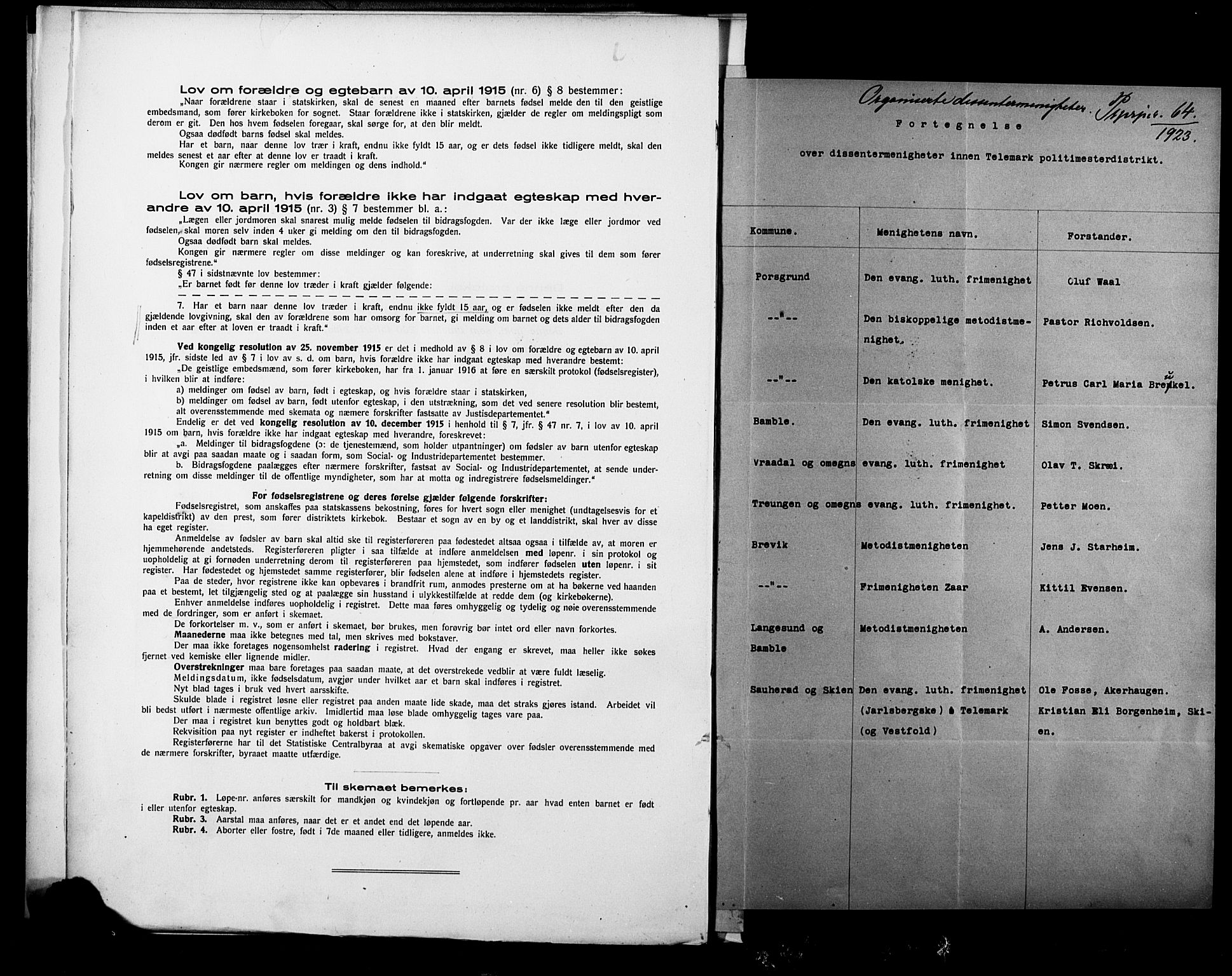 Porsgrunn kirkebøker , SAKO/A-104/J/Ja/L0001: Fødselsregister nr. 1, 1916-1929