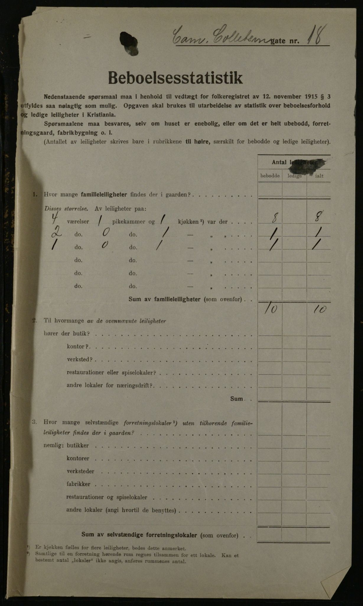 OBA, Kommunal folketelling 1.12.1923 for Kristiania, 1923, s. 13137