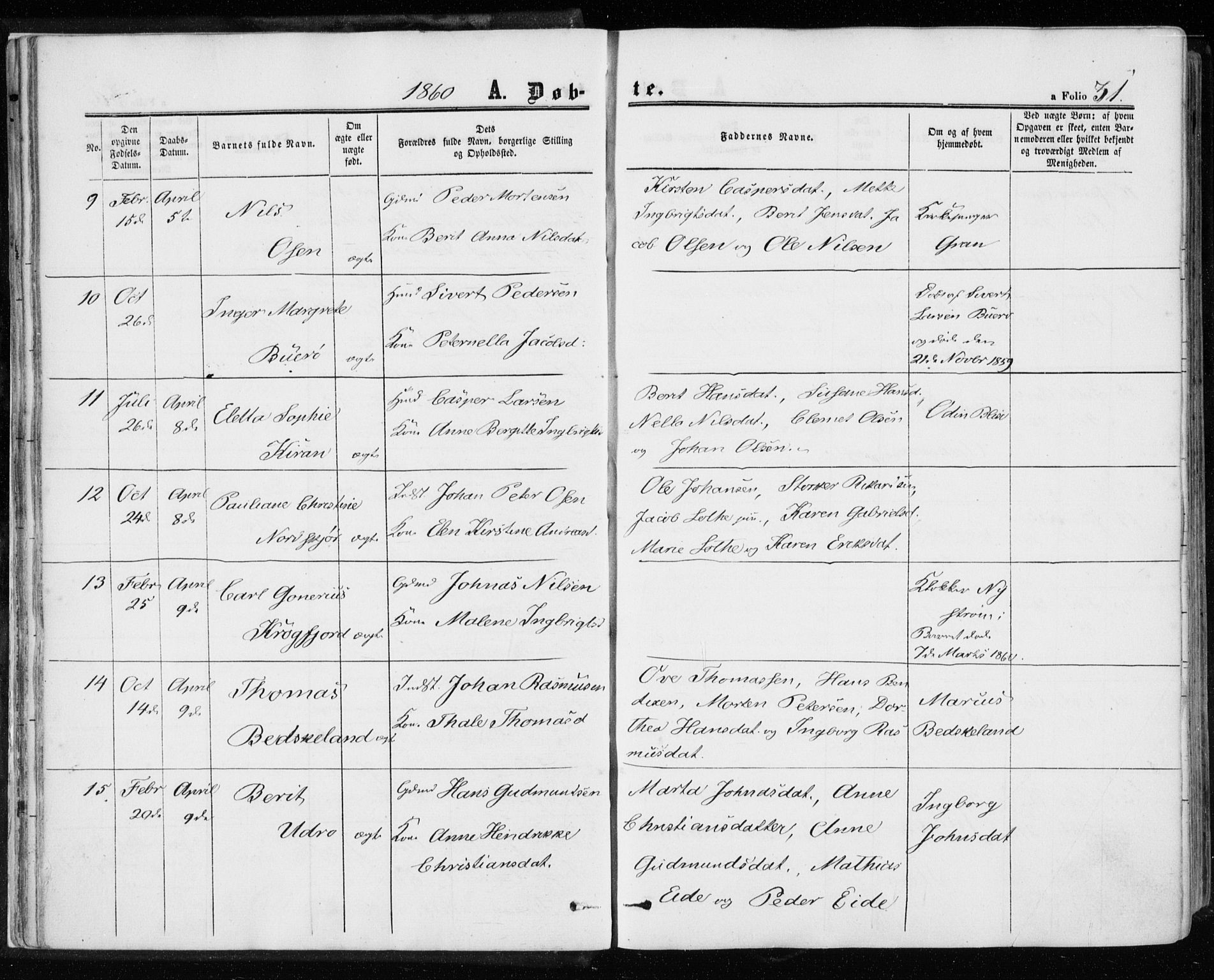 Ministerialprotokoller, klokkerbøker og fødselsregistre - Sør-Trøndelag, SAT/A-1456/657/L0705: Ministerialbok nr. 657A06, 1858-1867, s. 31