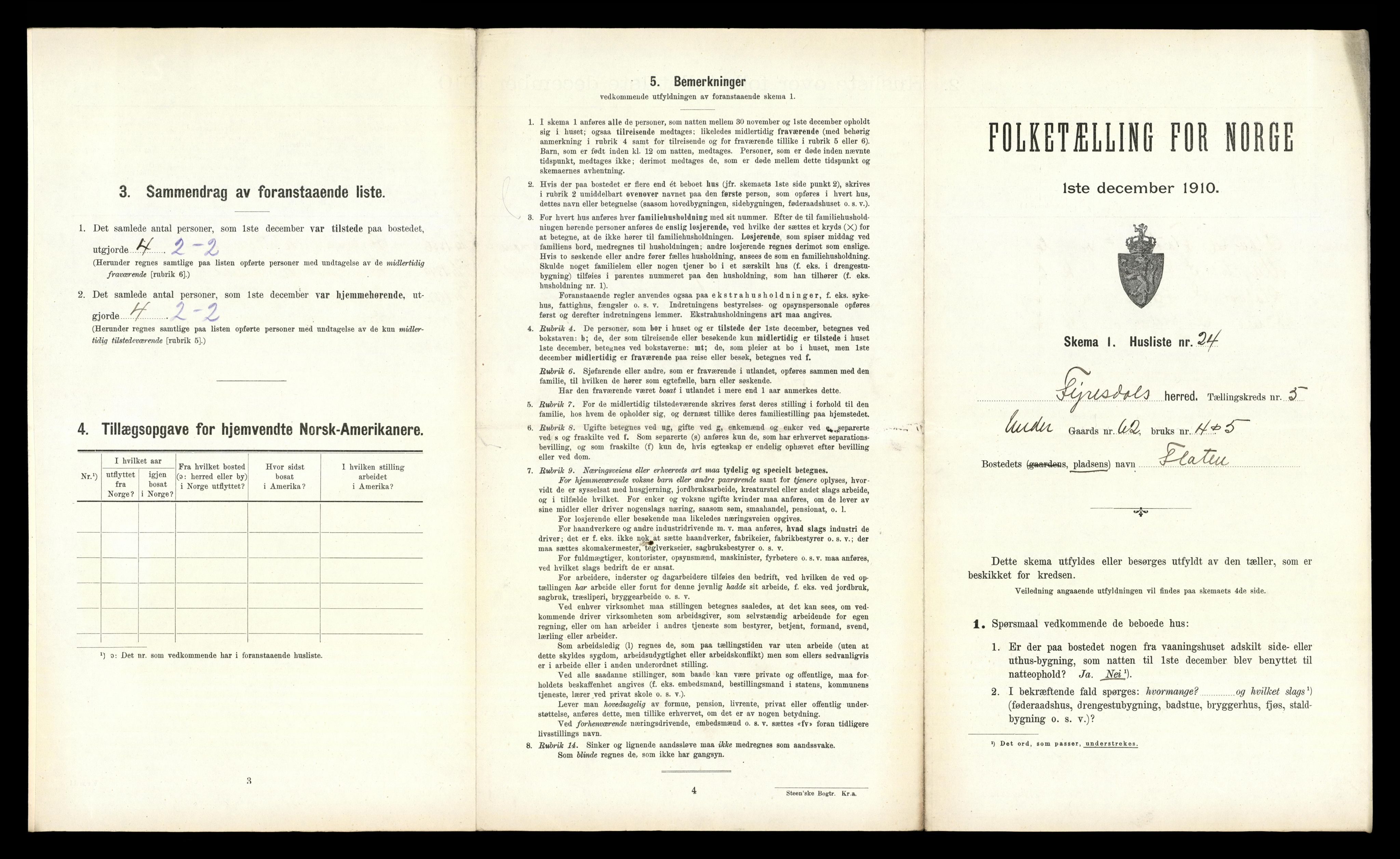 RA, Folketelling 1910 for 0831 Fyresdal herred, 1910, s. 353