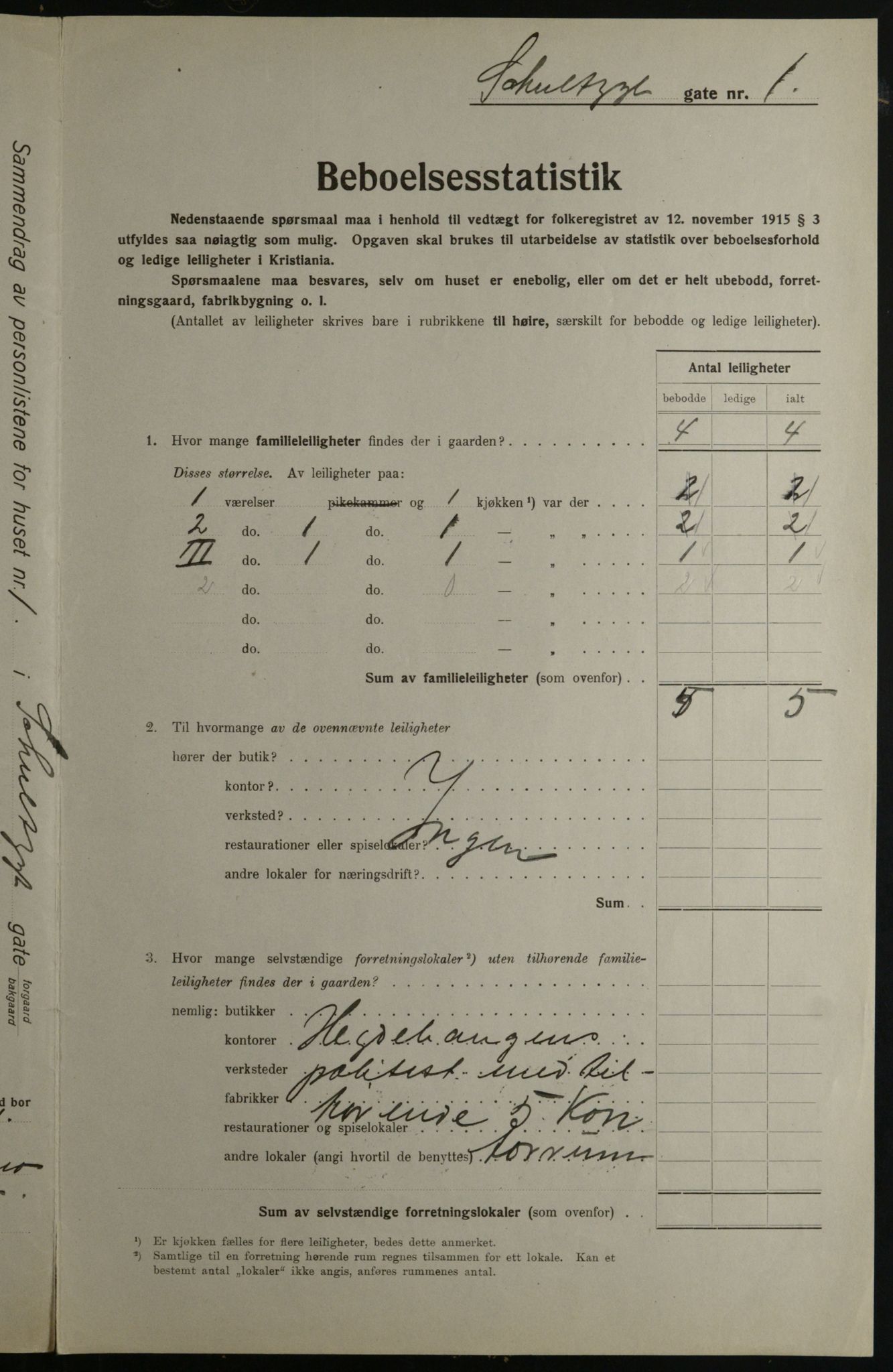 OBA, Kommunal folketelling 1.12.1923 for Kristiania, 1923, s. 100330