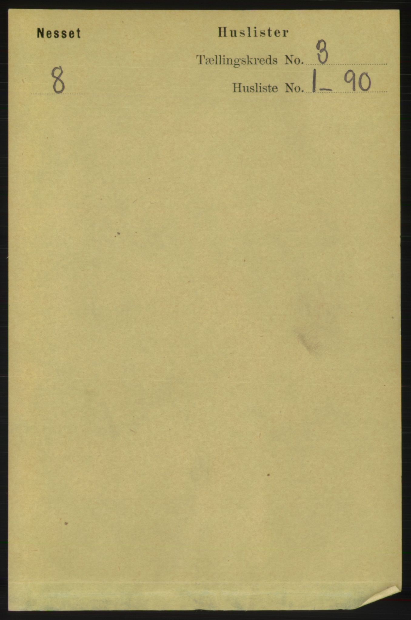 RA, Folketelling 1891 for 1543 Nesset herred, 1891, s. 1036