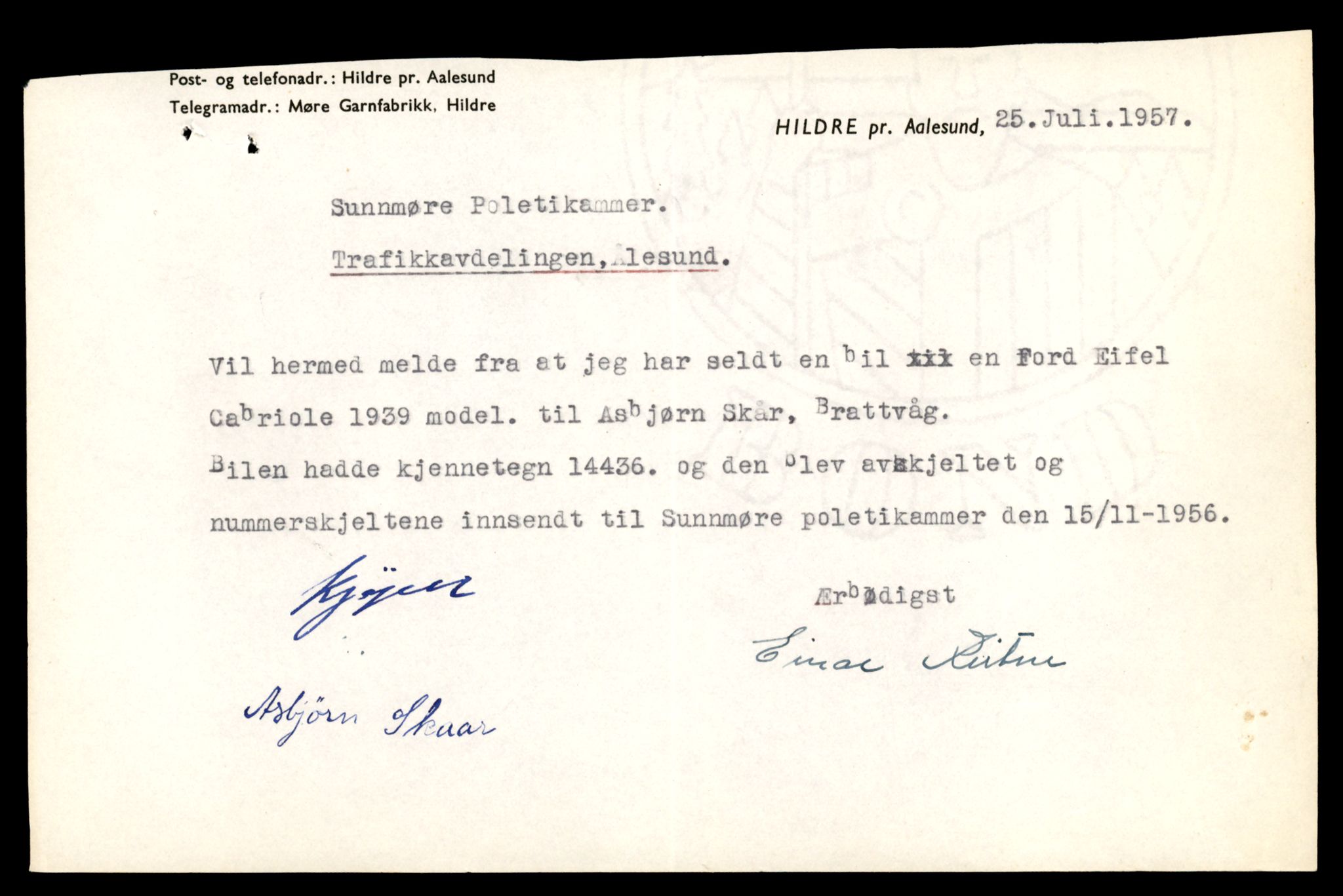 Møre og Romsdal vegkontor - Ålesund trafikkstasjon, AV/SAT-A-4099/F/Fe/L0045: Registreringskort for kjøretøy T 14320 - T 14444, 1927-1998, s. 3008