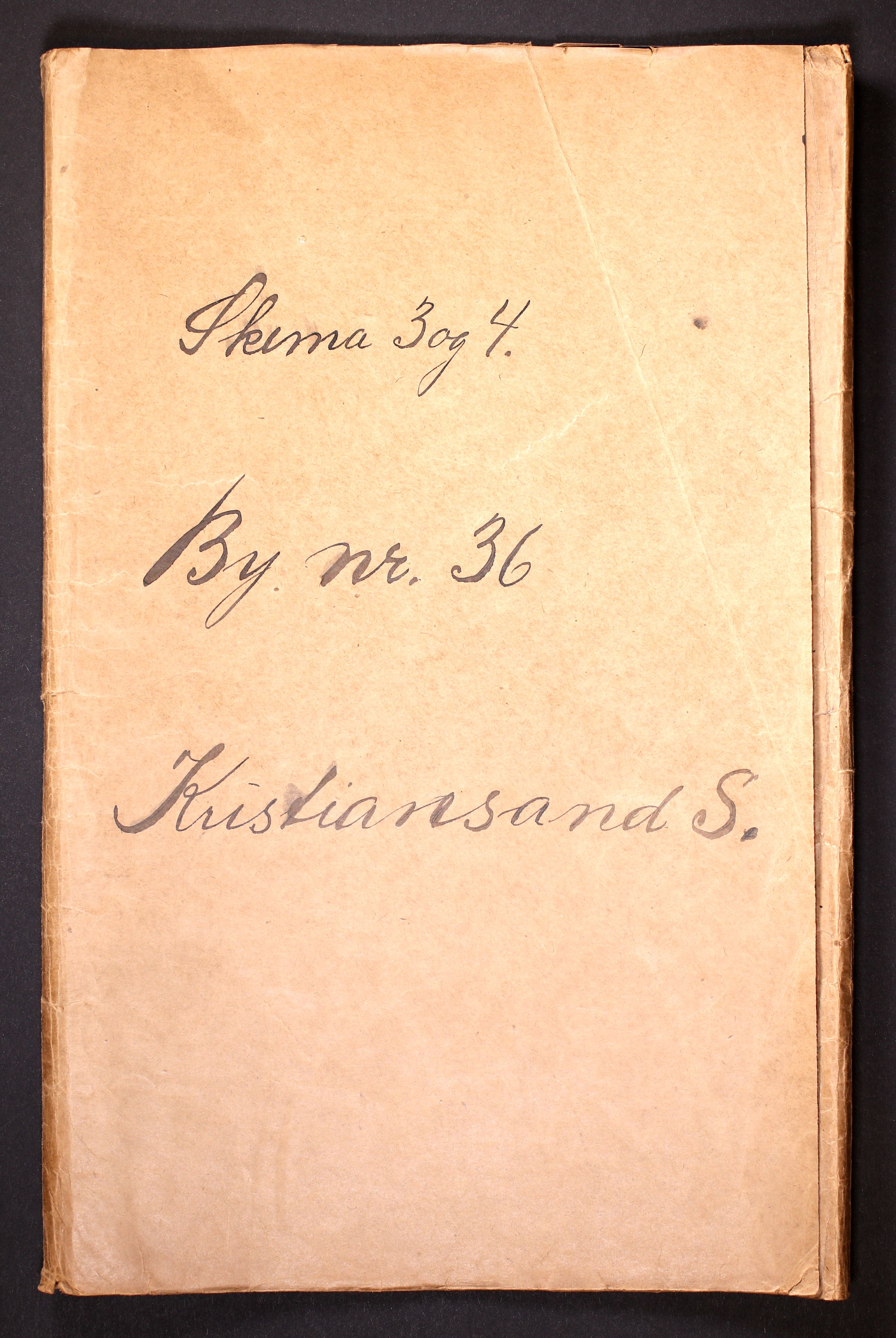 RA, Folketelling 1910 for 1001 Kristiansand kjøpstad, 1910, s. 1