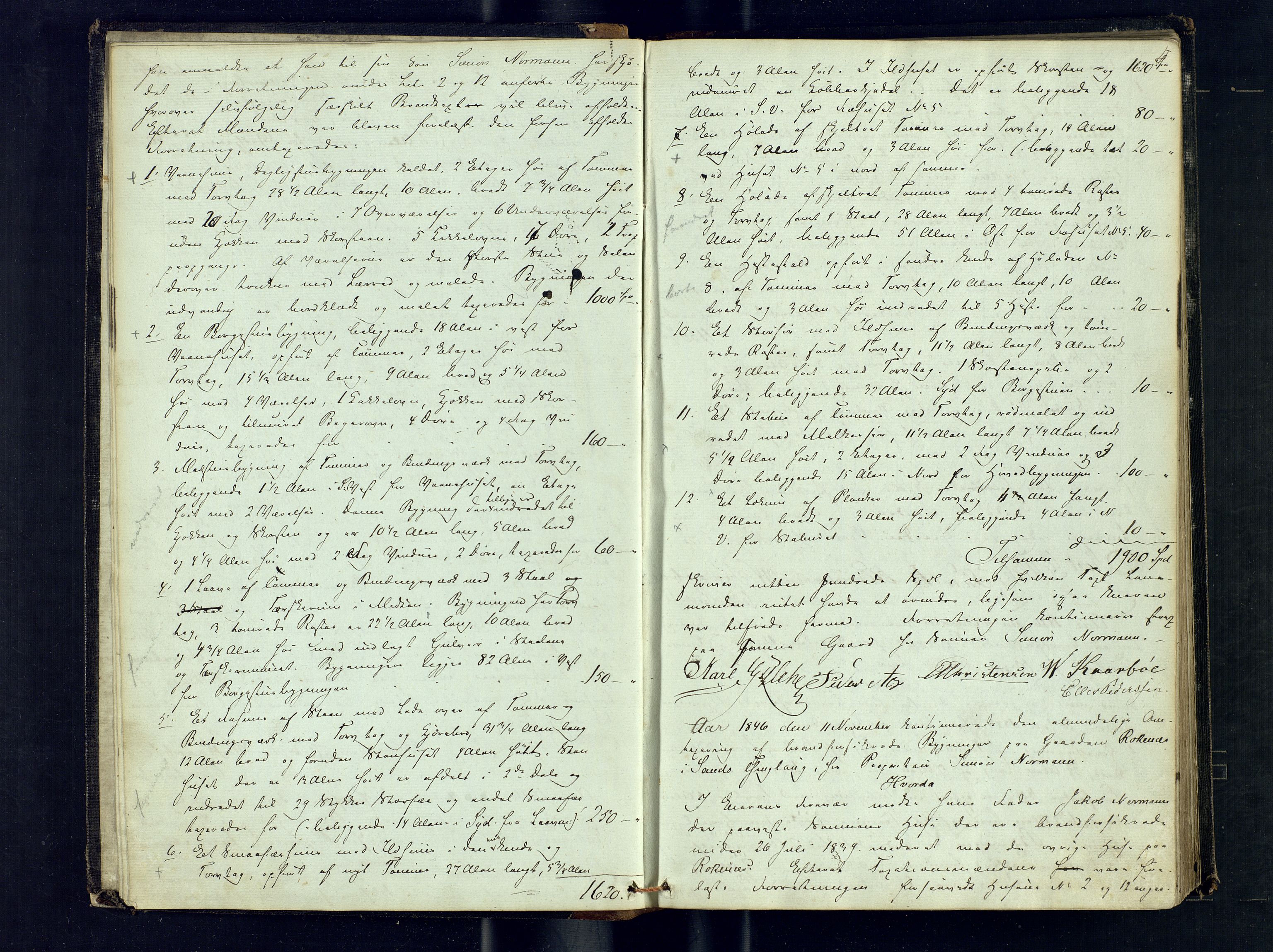Harstad lensmannskontor, AV/SATØ-SATØ-10/F/Fr/Fra/L0589: Branntakstprotokoll. Merket A, 1846-1863, s. 4