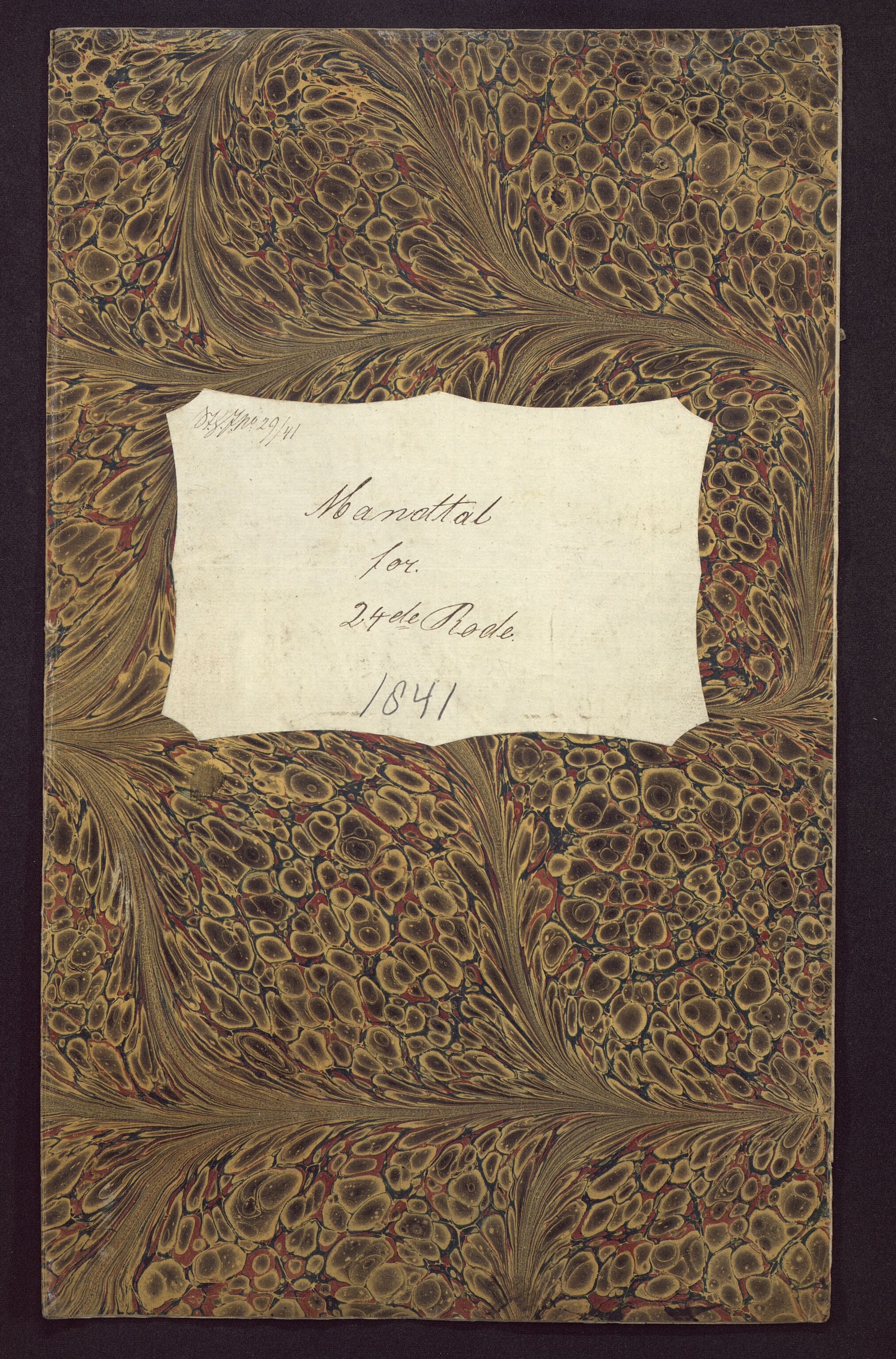 Borgervæpningen i Bergen, BBA/A-1301/F/Fa/L0002/0005: Manntall / 1841:  24. rode, 1841