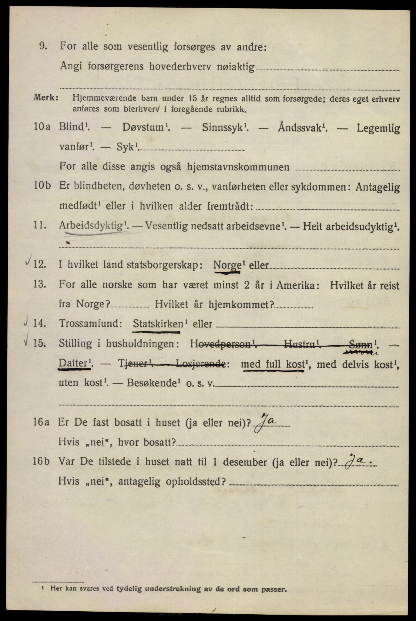 SAO, Folketelling 1920 for 0301 Kristiania kjøpstad, 1920, s. 295520