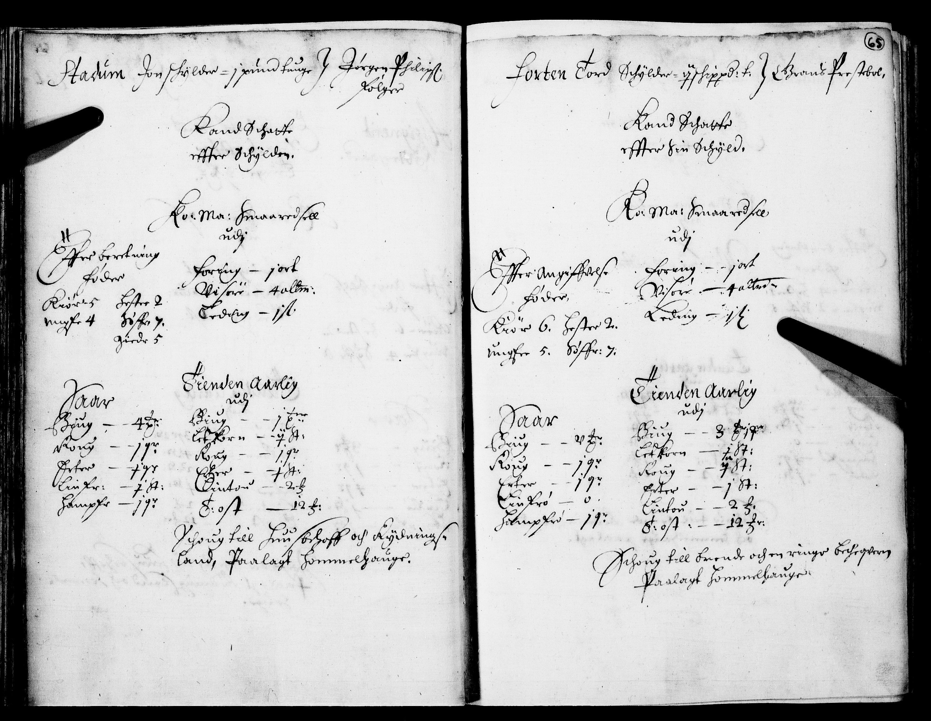 Rentekammeret inntil 1814, Realistisk ordnet avdeling, RA/EA-4070/N/Nb/Nba/L0016: Hadeland og Valdres fogderi, 1. del, 1667, s. 64b-65a