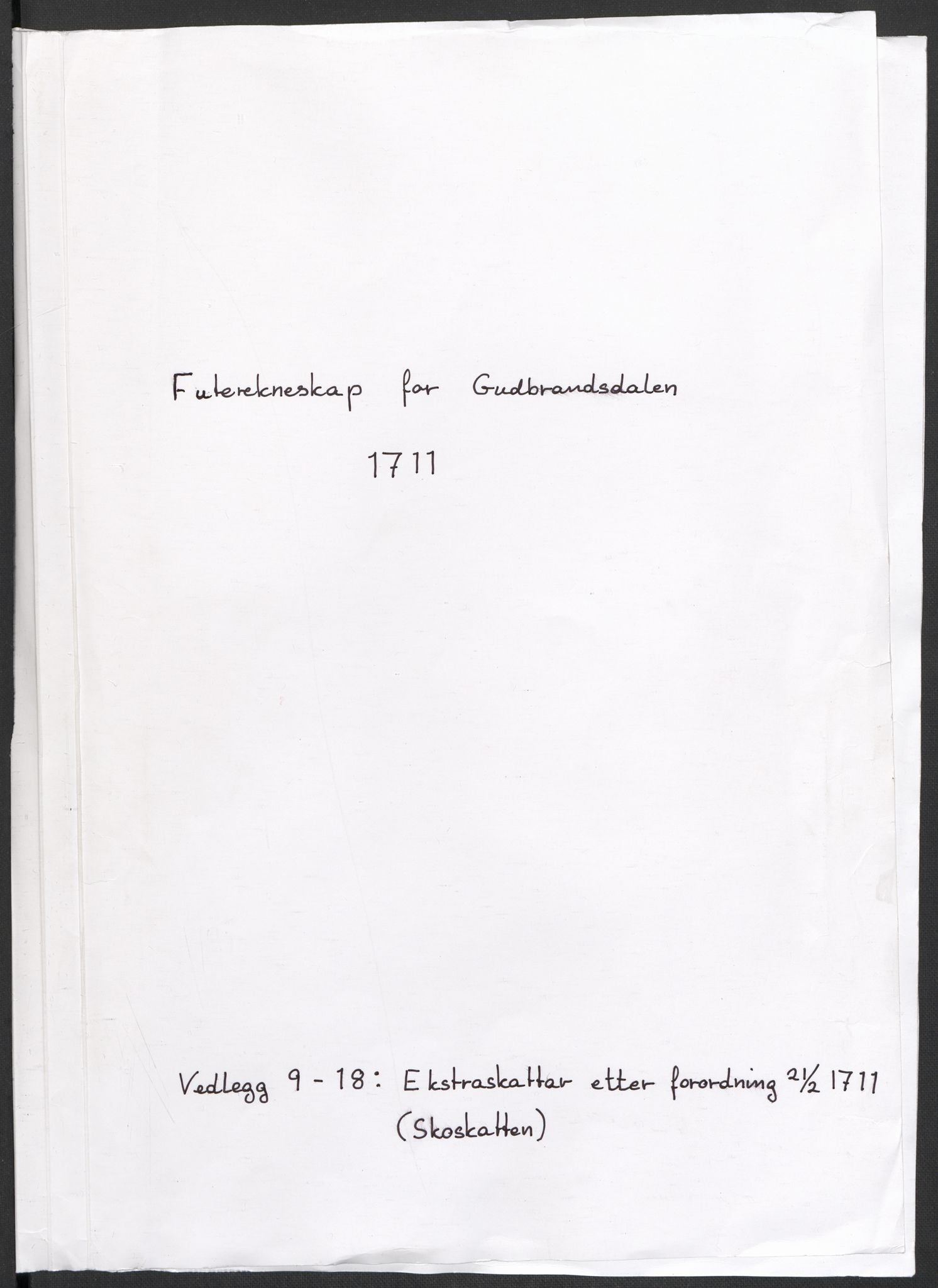 Rentekammeret inntil 1814, Reviderte regnskaper, Fogderegnskap, RA/EA-4092/R17/L1180: Fogderegnskap Gudbrandsdal, 1711, s. 77