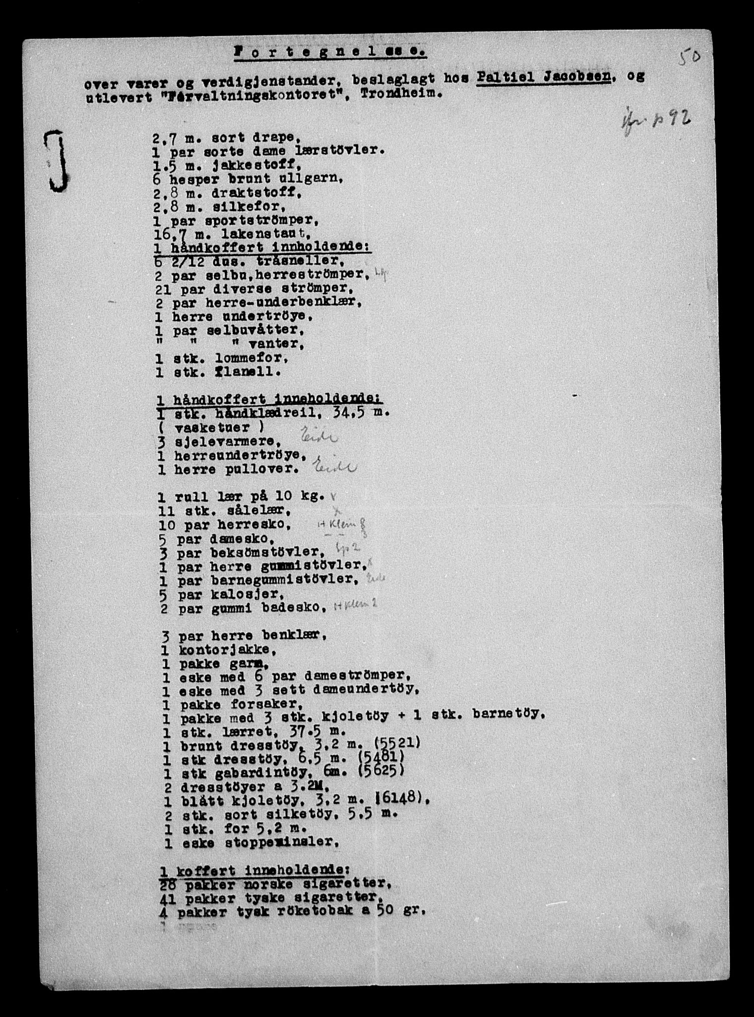 Justisdepartementet, Tilbakeføringskontoret for inndratte formuer, AV/RA-S-1564/H/Hc/Hca/L0899: --, 1945-1947, s. 77