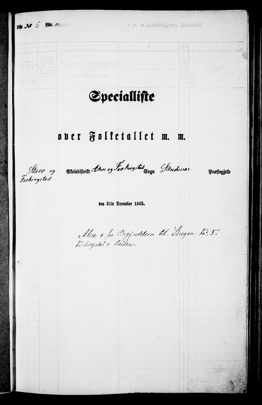 RA, Folketelling 1865 for 1150P Skudenes prestegjeld, 1865, s. 84