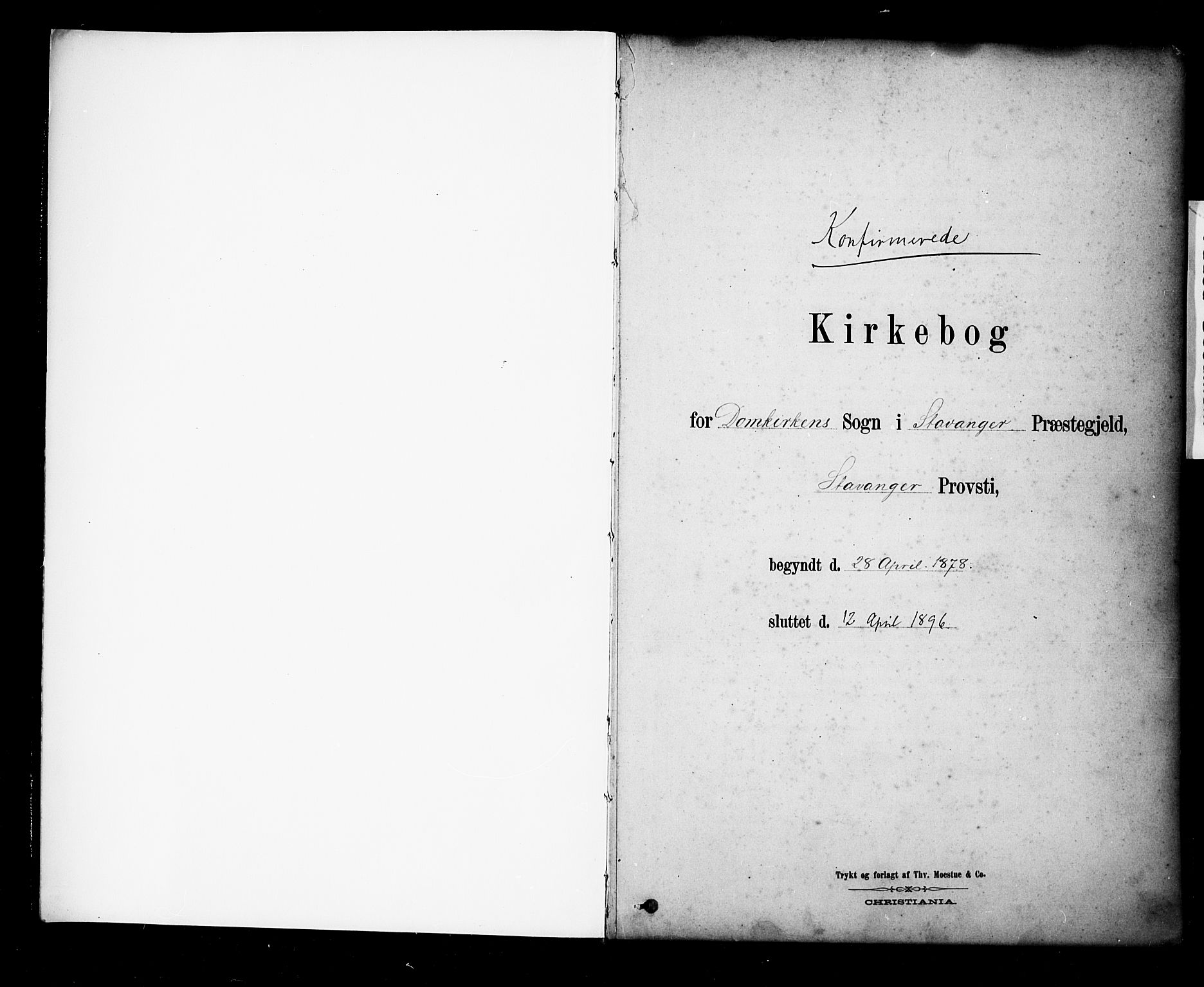 Domkirken sokneprestkontor, SAST/A-101812/001/30/30BA/L0028: Ministerialbok nr. A 27, 1878-1896