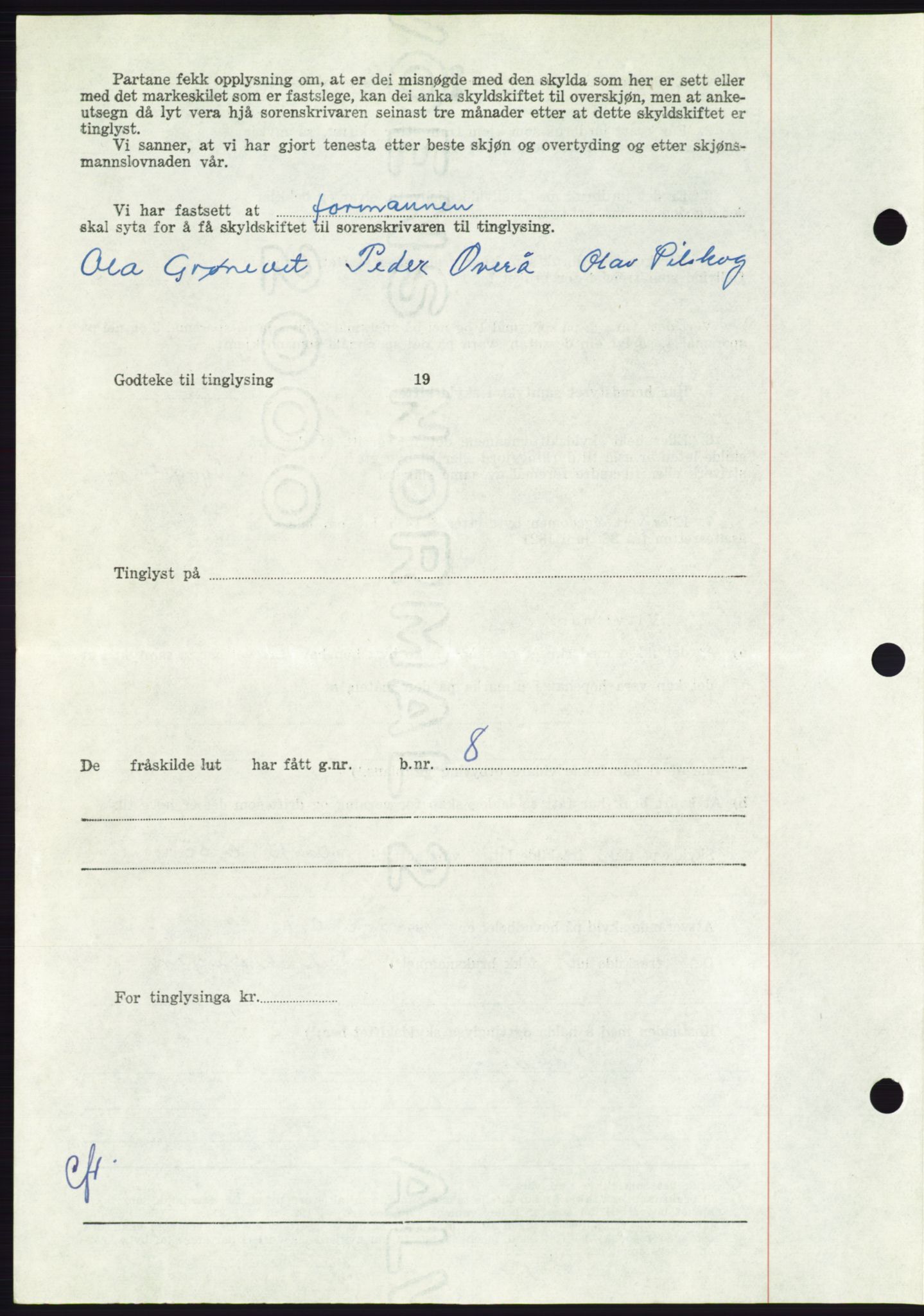 Søre Sunnmøre sorenskriveri, AV/SAT-A-4122/1/2/2C/L0101: Pantebok nr. 27A, 1955-1955, Dagboknr: 1699/1955