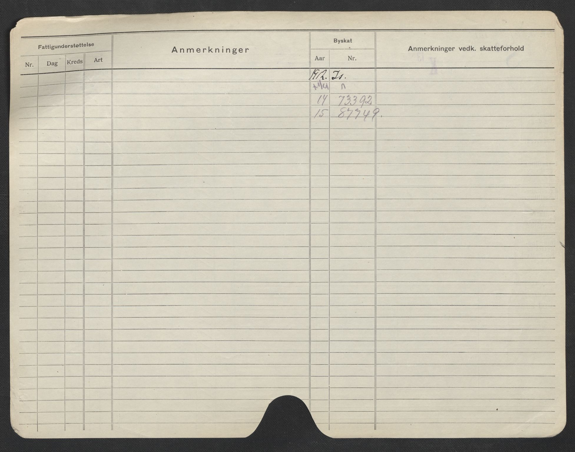 Oslo folkeregister, Registerkort, AV/SAO-A-11715/F/Fa/Fac/L0007: Menn, 1906-1914, s. 601b