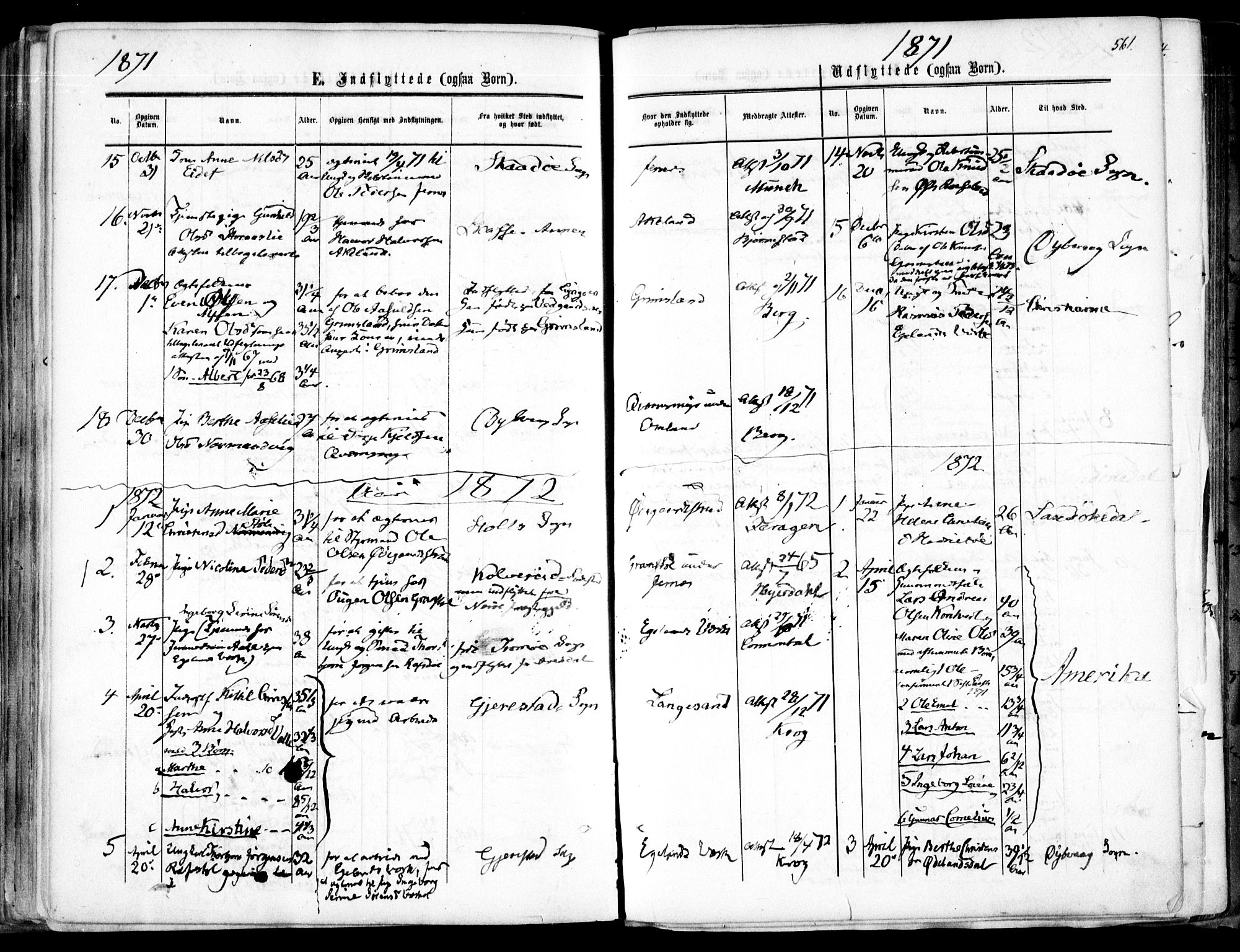 Søndeled sokneprestkontor, AV/SAK-1111-0038/F/Fa/L0003: Ministerialbok nr. A 3, 1861-1879, s. 561