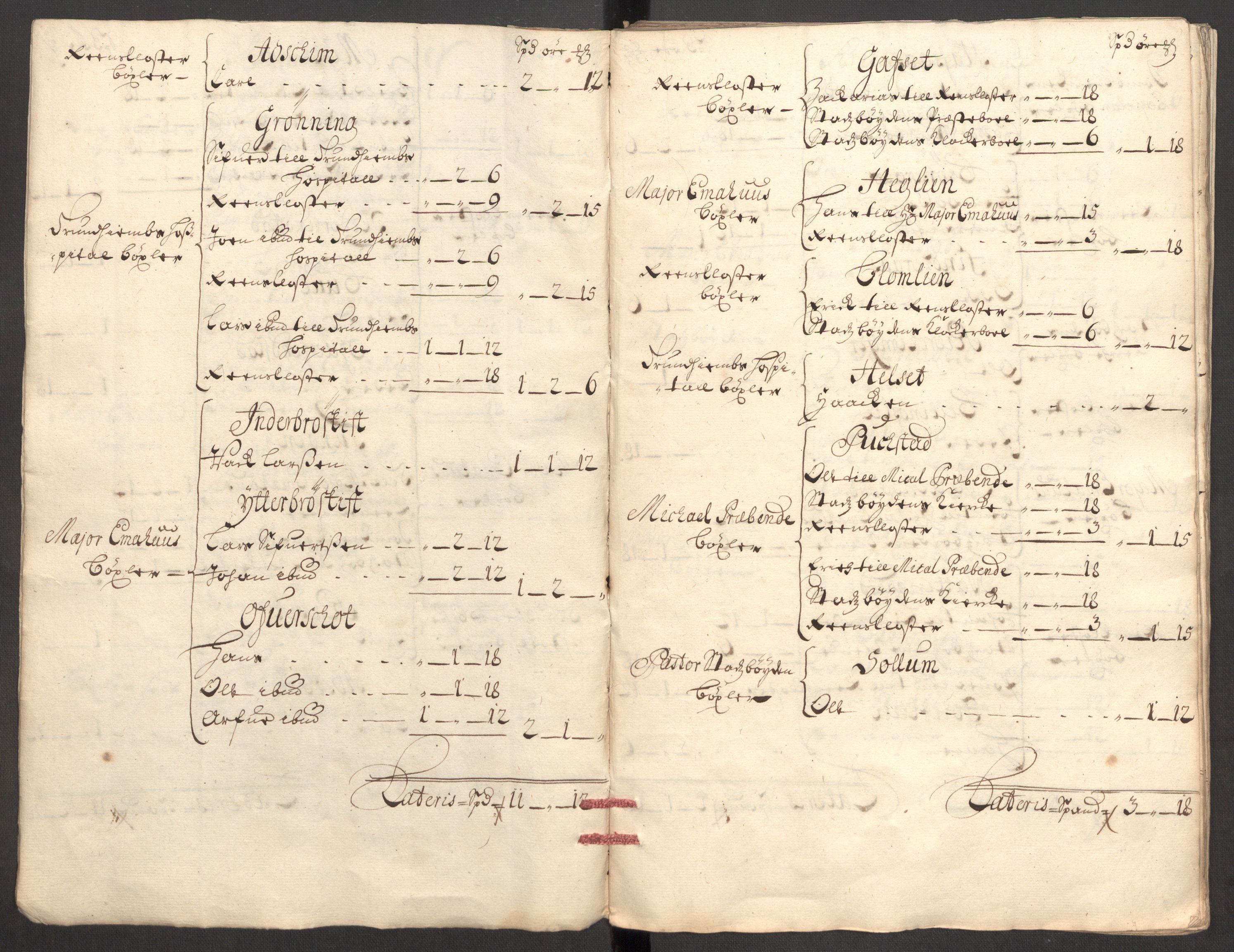 Rentekammeret inntil 1814, Reviderte regnskaper, Fogderegnskap, AV/RA-EA-4092/R57/L3857: Fogderegnskap Fosen, 1706-1707, s. 23