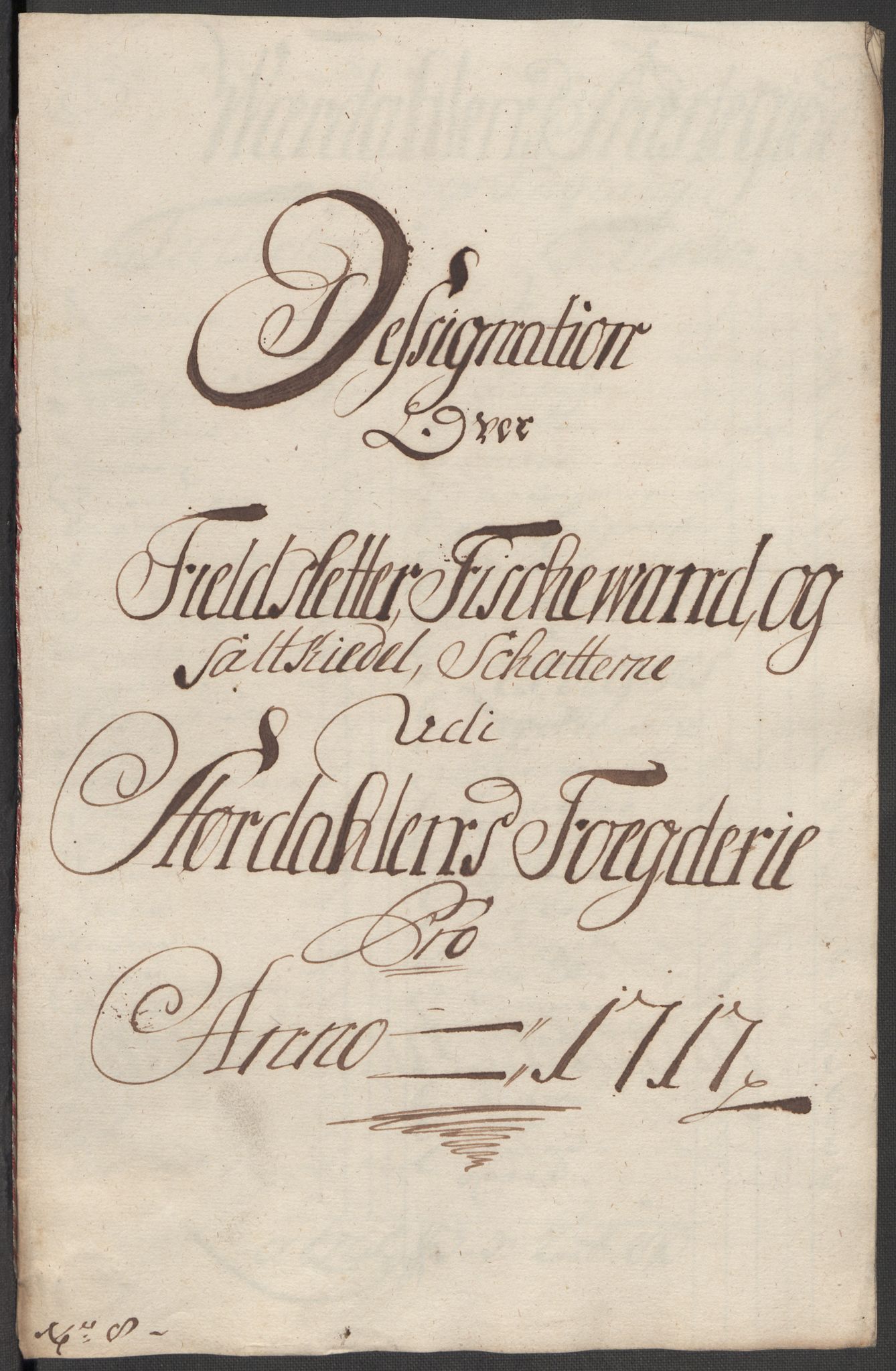 Rentekammeret inntil 1814, Reviderte regnskaper, Fogderegnskap, RA/EA-4092/R62/L4207: Fogderegnskap Stjørdal og Verdal, 1717, s. 138