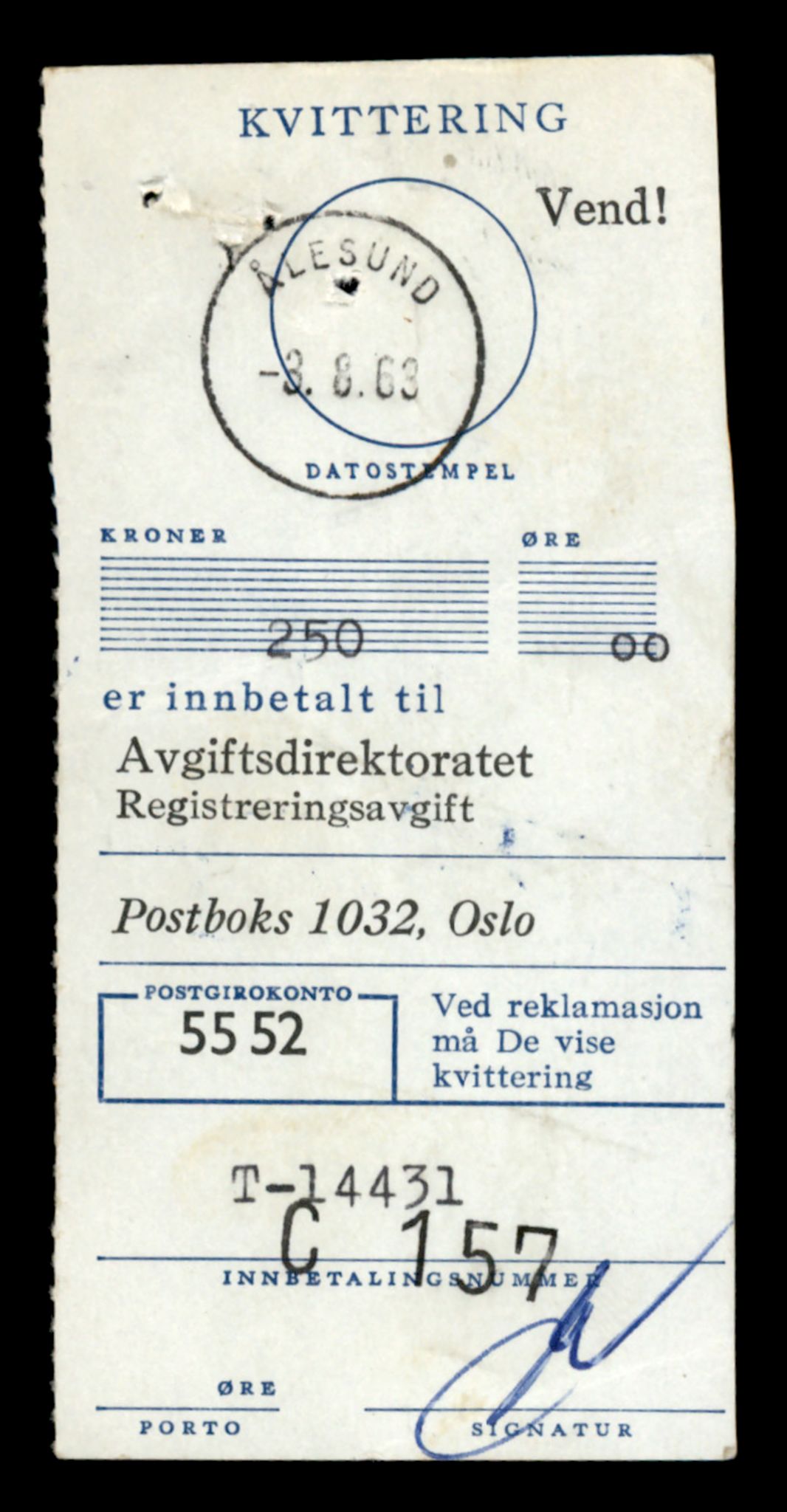 Møre og Romsdal vegkontor - Ålesund trafikkstasjon, AV/SAT-A-4099/F/Fe/L0045: Registreringskort for kjøretøy T 14320 - T 14444, 1927-1998, s. 2858