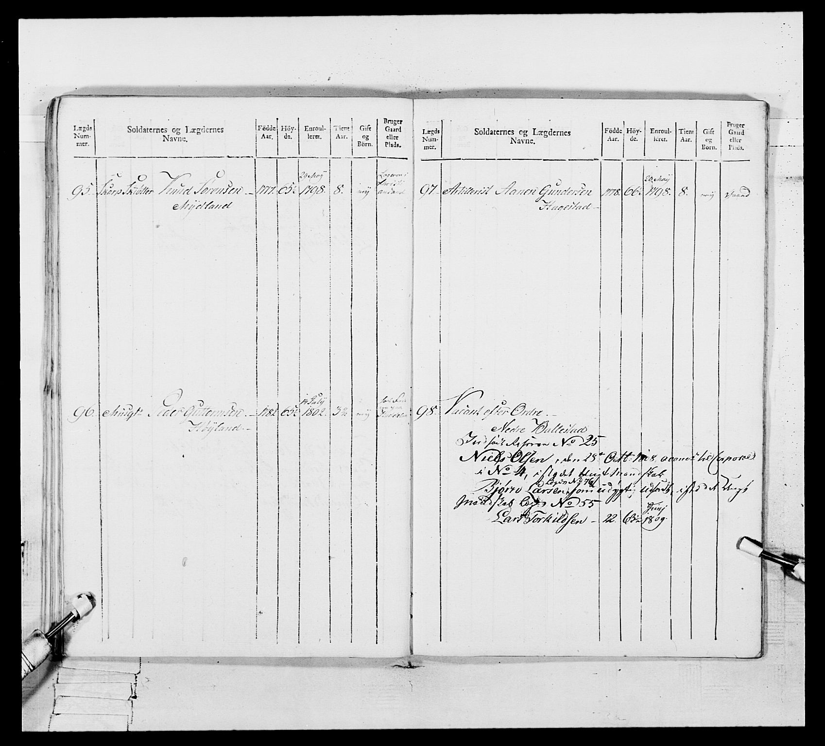 Generalitets- og kommissariatskollegiet, Det kongelige norske kommissariatskollegium, AV/RA-EA-5420/E/Eh/L0109: Vesterlenske nasjonale infanteriregiment, 1806, s. 437