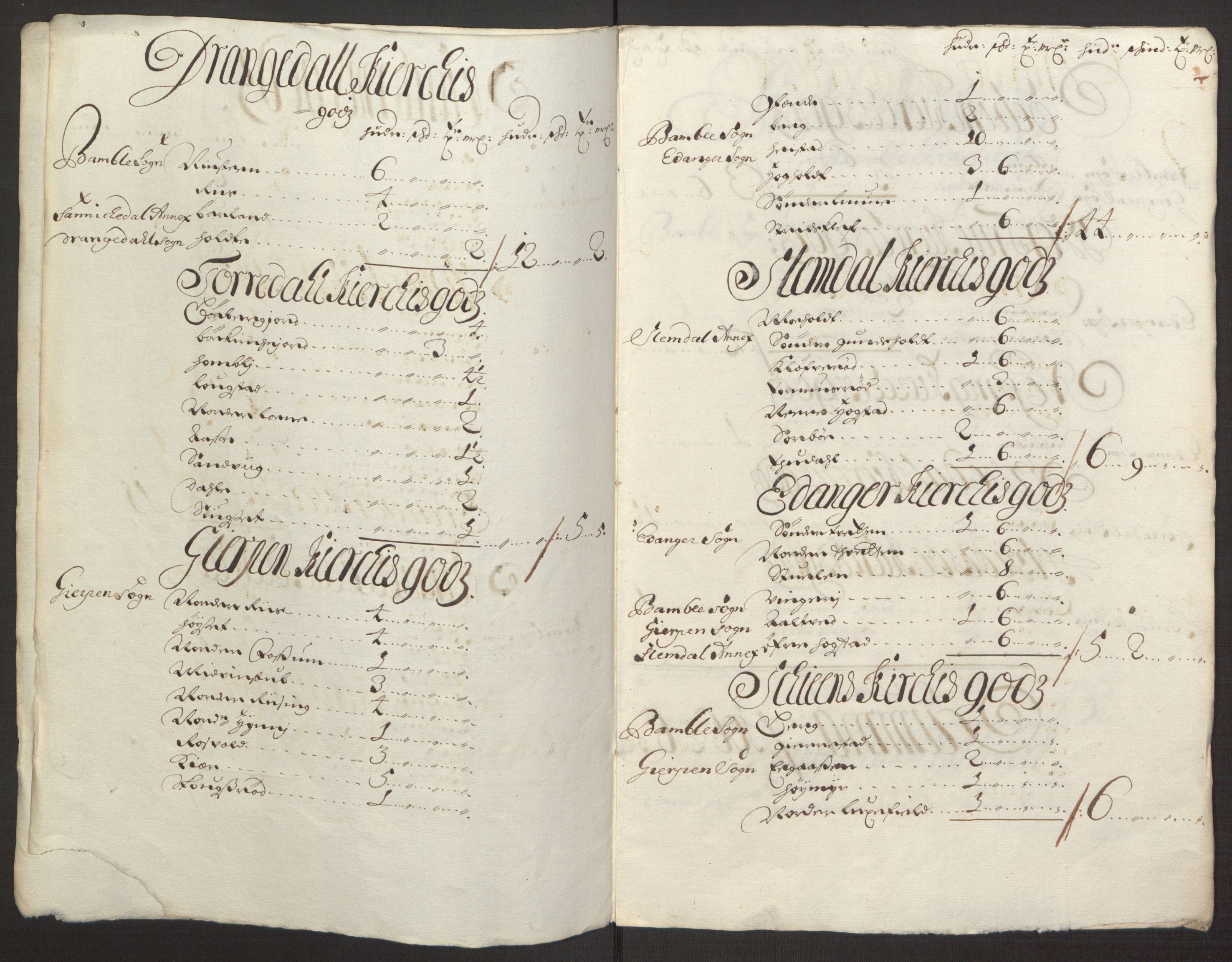 Rentekammeret inntil 1814, Reviderte regnskaper, Fogderegnskap, RA/EA-4092/R34/L2052: Fogderegnskap Bamble, 1692-1693, s. 242