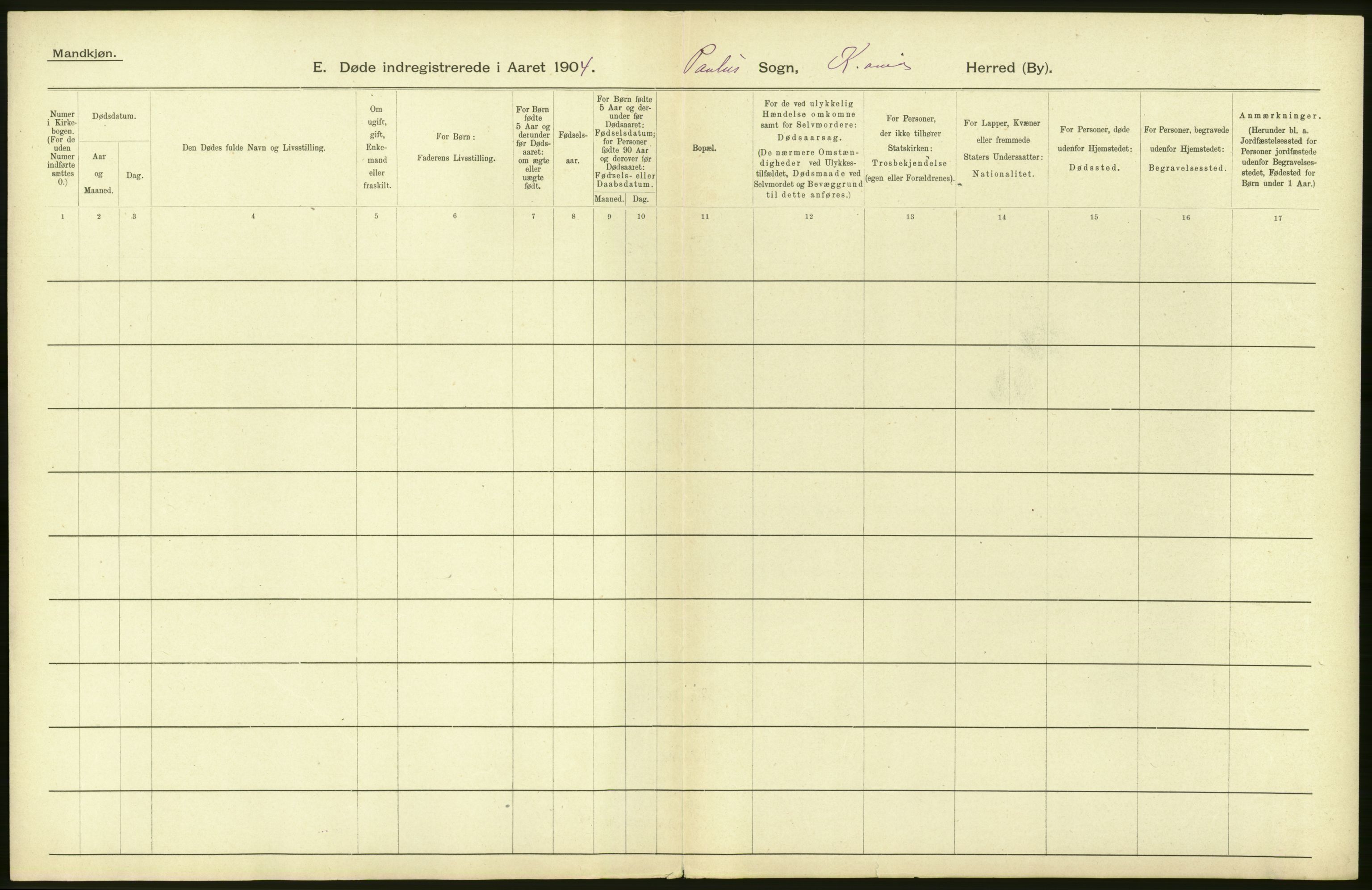 Statistisk sentralbyrå, Sosiodemografiske emner, Befolkning, AV/RA-S-2228/D/Df/Dfa/Dfab/L0004: Kristiania: Gifte, døde, 1904, s. 326