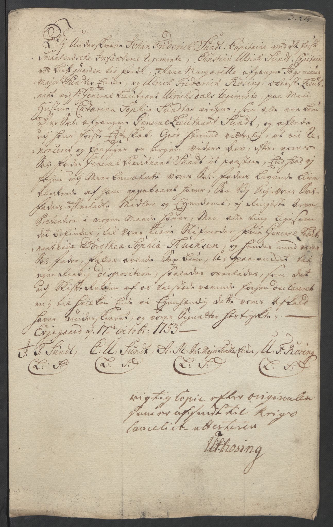 Forsvaret, Generalauditøren, RA/RAFA-1772/F/Fj/Fja/L0034: --, 1753-1817, s. 507