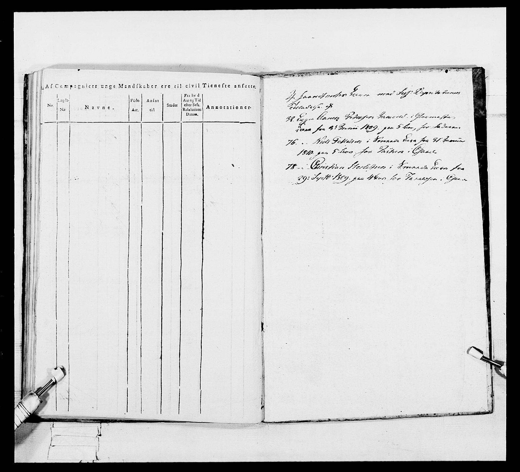 Generalitets- og kommissariatskollegiet, Det kongelige norske kommissariatskollegium, AV/RA-EA-5420/E/Eh/L0112: Vesterlenske nasjonale infanteriregiment, 1812, s. 115