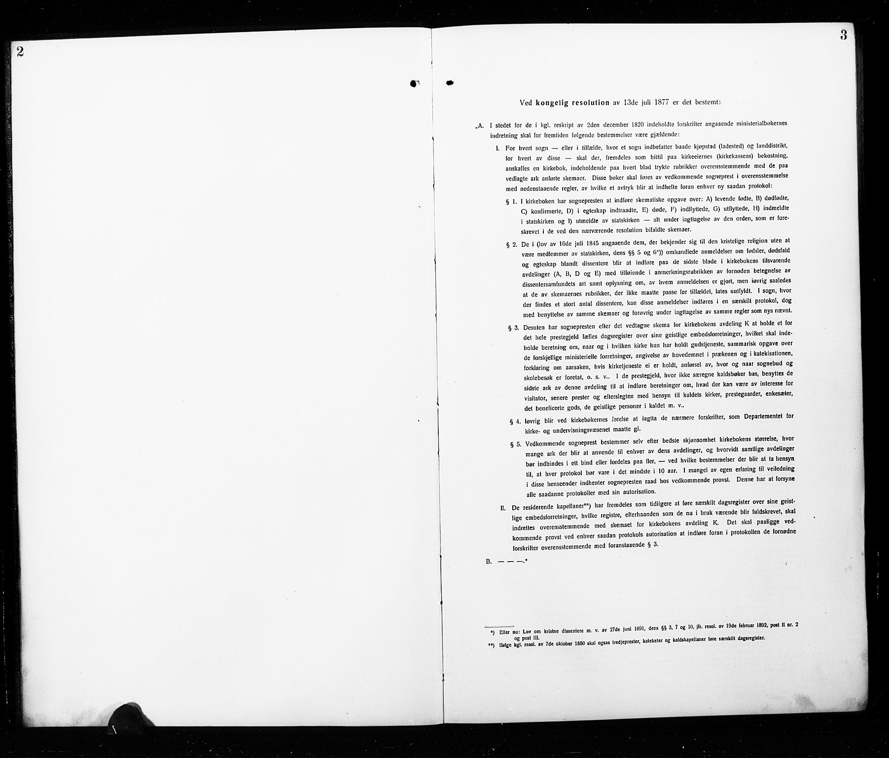 Tune prestekontor Kirkebøker, SAO/A-2007/G/Gc/L0001: Klokkerbok nr. III 1, 1920-1930, s. 2-3