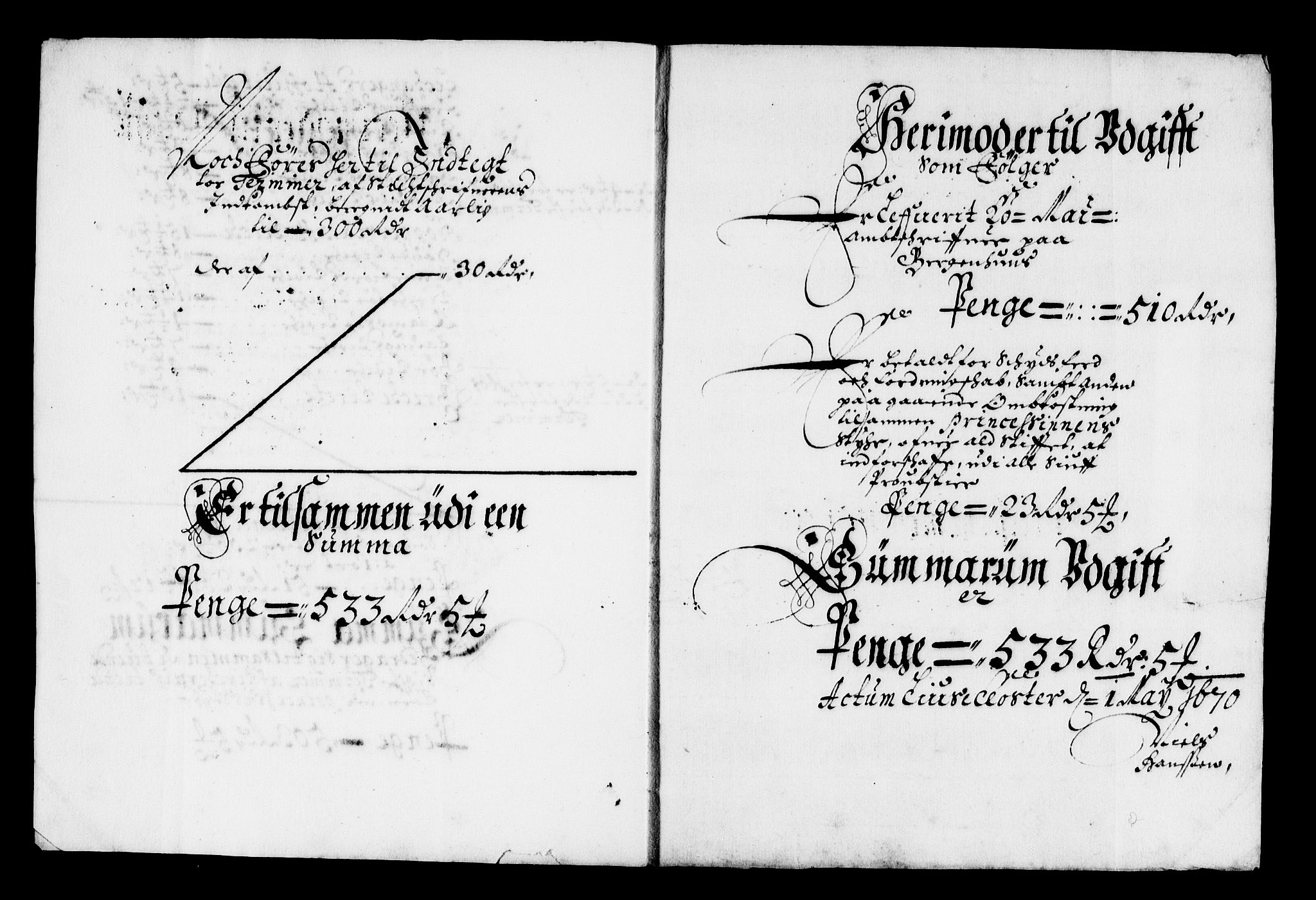 Rentekammeret inntil 1814, Reviderte regnskaper, Stiftamtstueregnskaper, Bergen stiftamt, AV/RA-EA-6043/R/Rc/L0034: Bergen stiftamt, 1664-1672