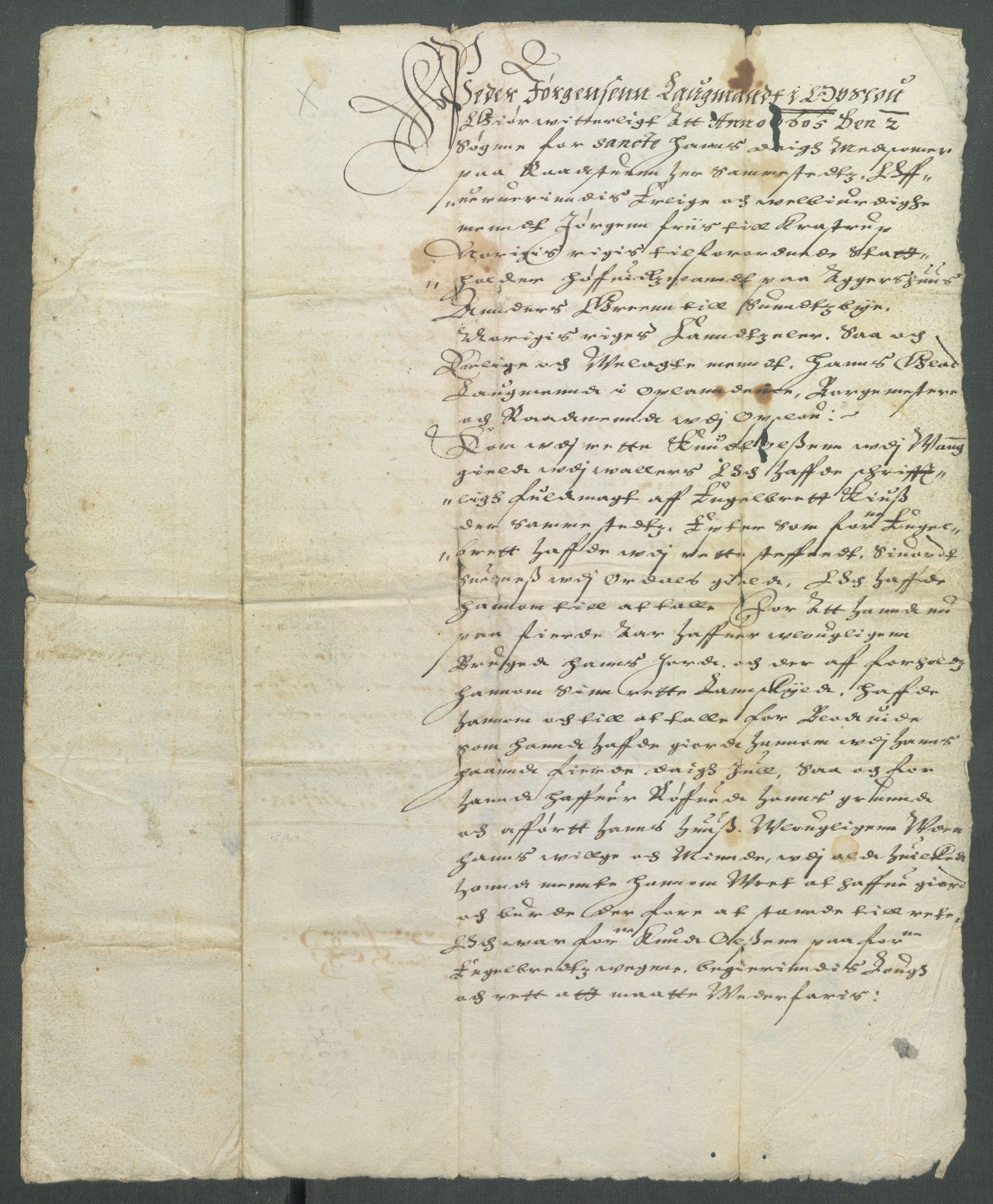 Riksarkivets diplomsamling, AV/RA-EA-5965/F02/L0114: Dokumenter, 1605, s. 32