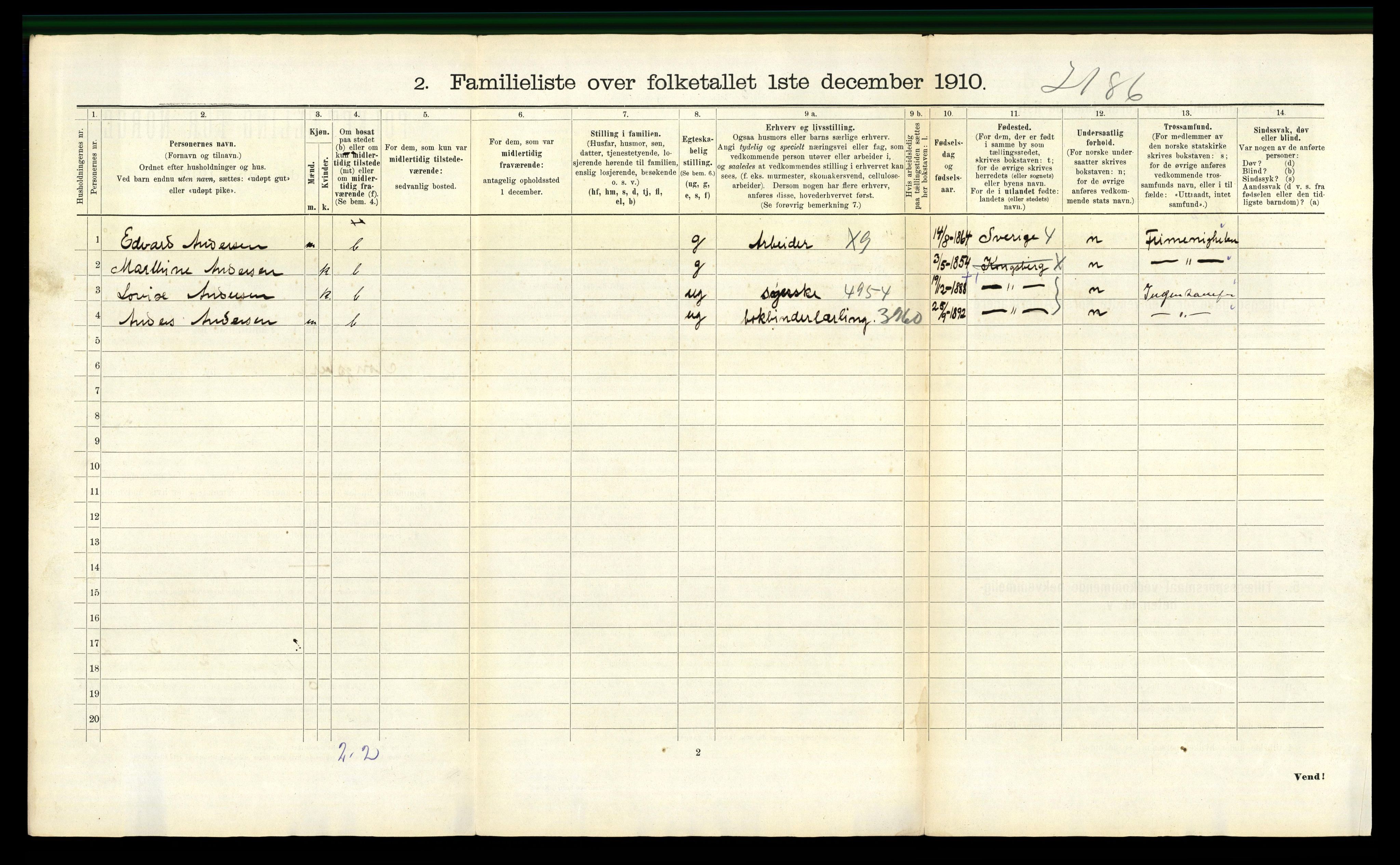 RA, Folketelling 1910 for 0604 Kongsberg kjøpstad, 1910, s. 1711