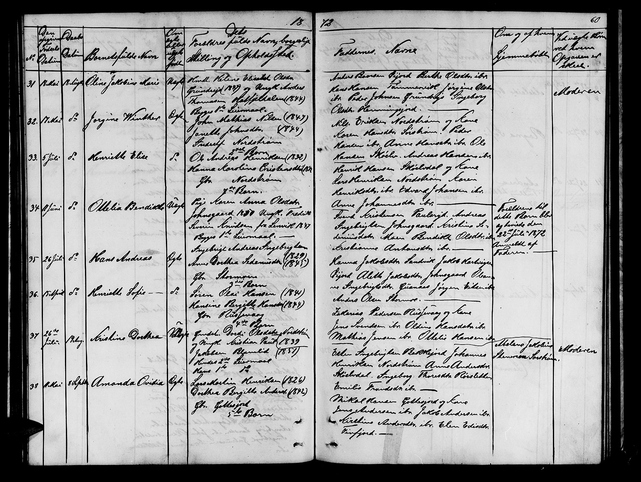 Tranøy sokneprestkontor, AV/SATØ-S-1313/I/Ia/Iab/L0021klokker: Klokkerbok nr. 21, 1861-1886, s. 60