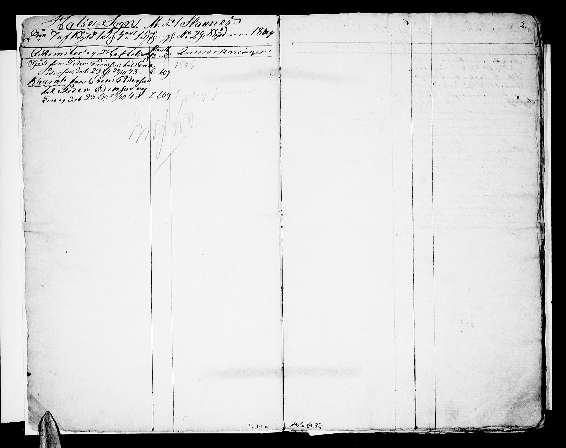 Nordmøre sorenskriveri, SAT/A-4132/1/2/2A/L0049: Panteregister nr. 49, 1822-1867, s. 2