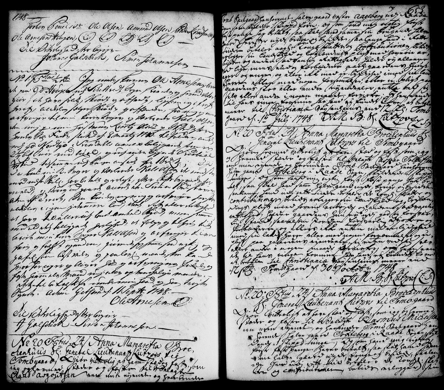 Moss sorenskriveri, SAO/A-10168: Pantebok nr. 1, 1719-1754, s. 653