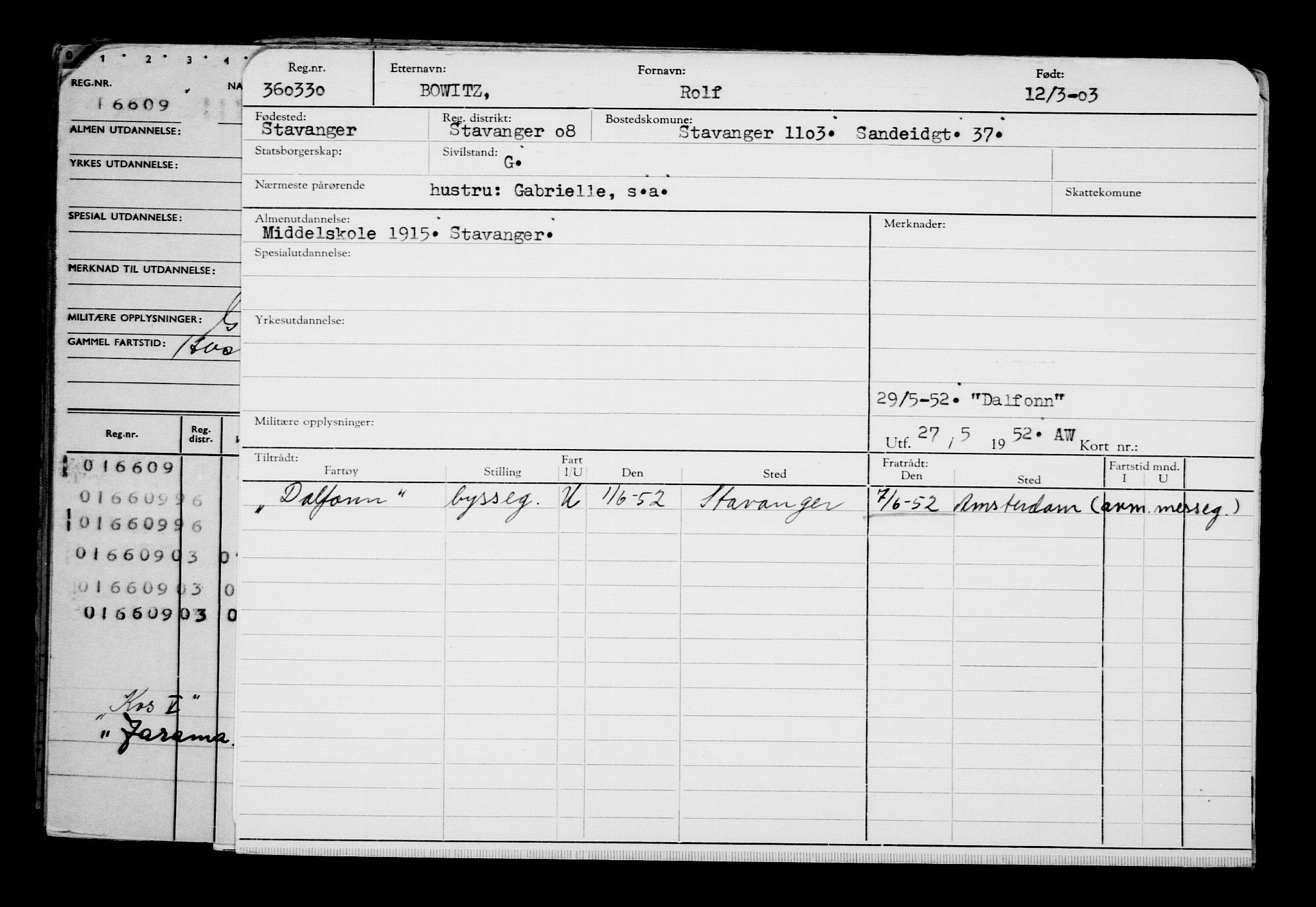 Direktoratet for sjømenn, AV/RA-S-3545/G/Gb/L0048: Hovedkort, 1903, s. 354