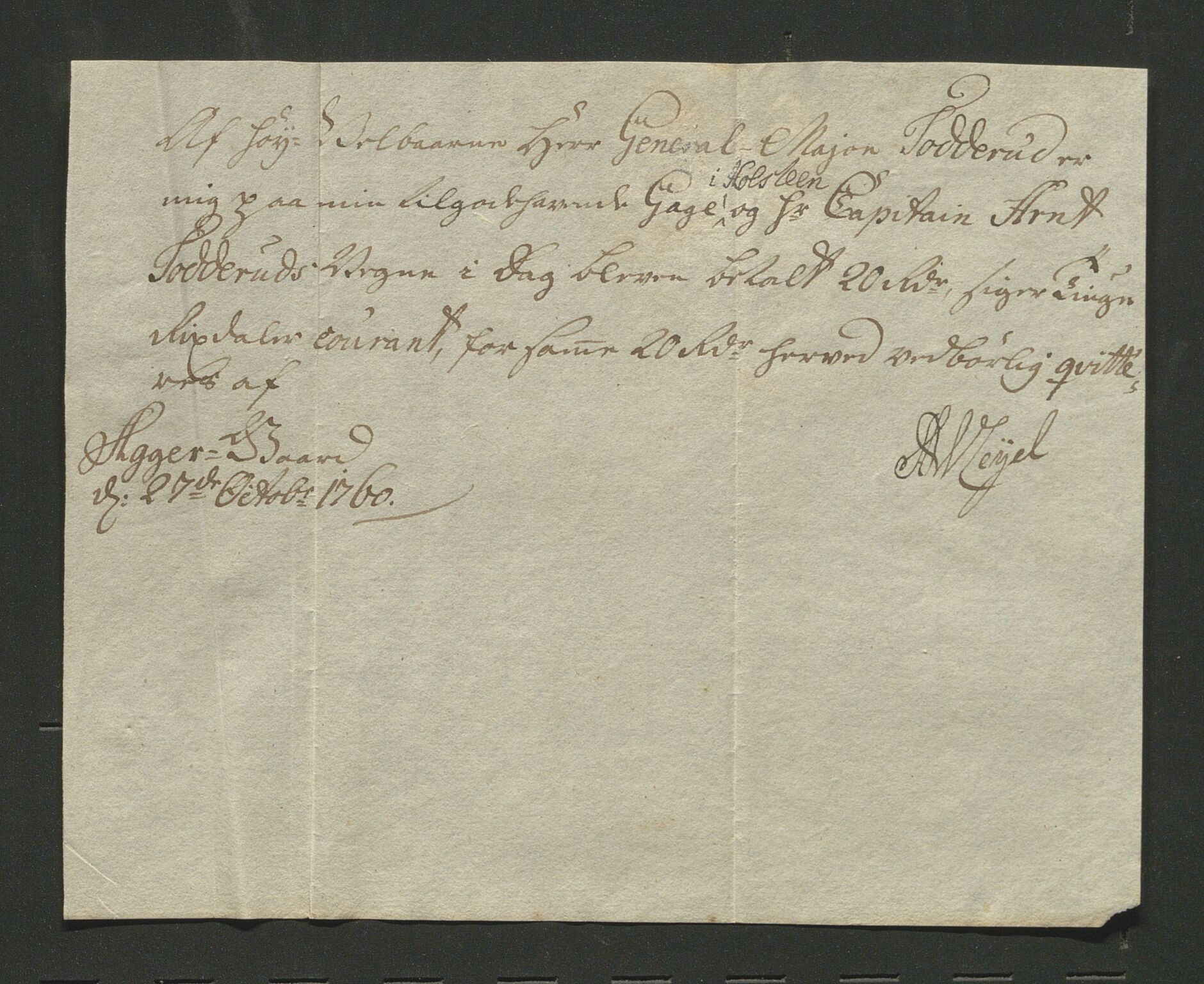 Åker i Vang, Hedmark, og familien Todderud, AV/SAH-ARK-010/J/Jc/L0002: Korrespondanse, 1753-1762, s. 343