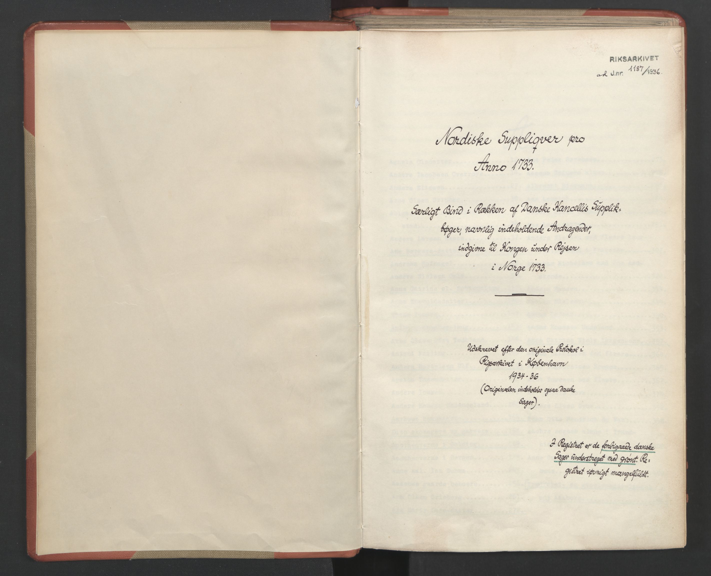 Avskriftsamlingen, AV/RA-EA-4022/F/Fa/L0097: Supplikker mottatt under Norgesreisen, 1733, s. 3