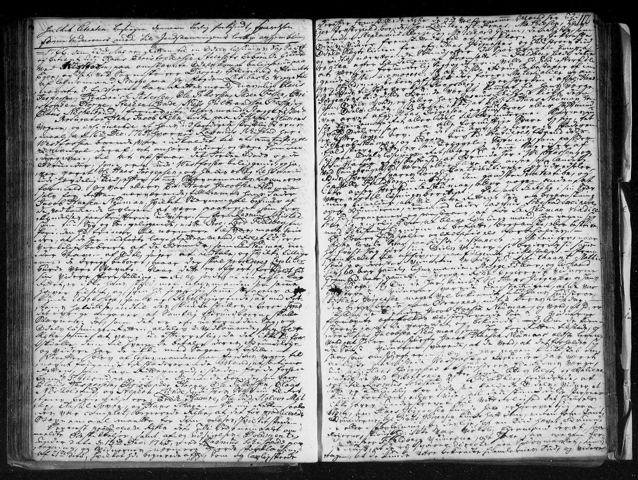 Eiker, Modum og Sigdal sorenskriveri, SAKO/A-123/F/Fa/Fab/L0008: Tingbok, 1765-1769, s. 112