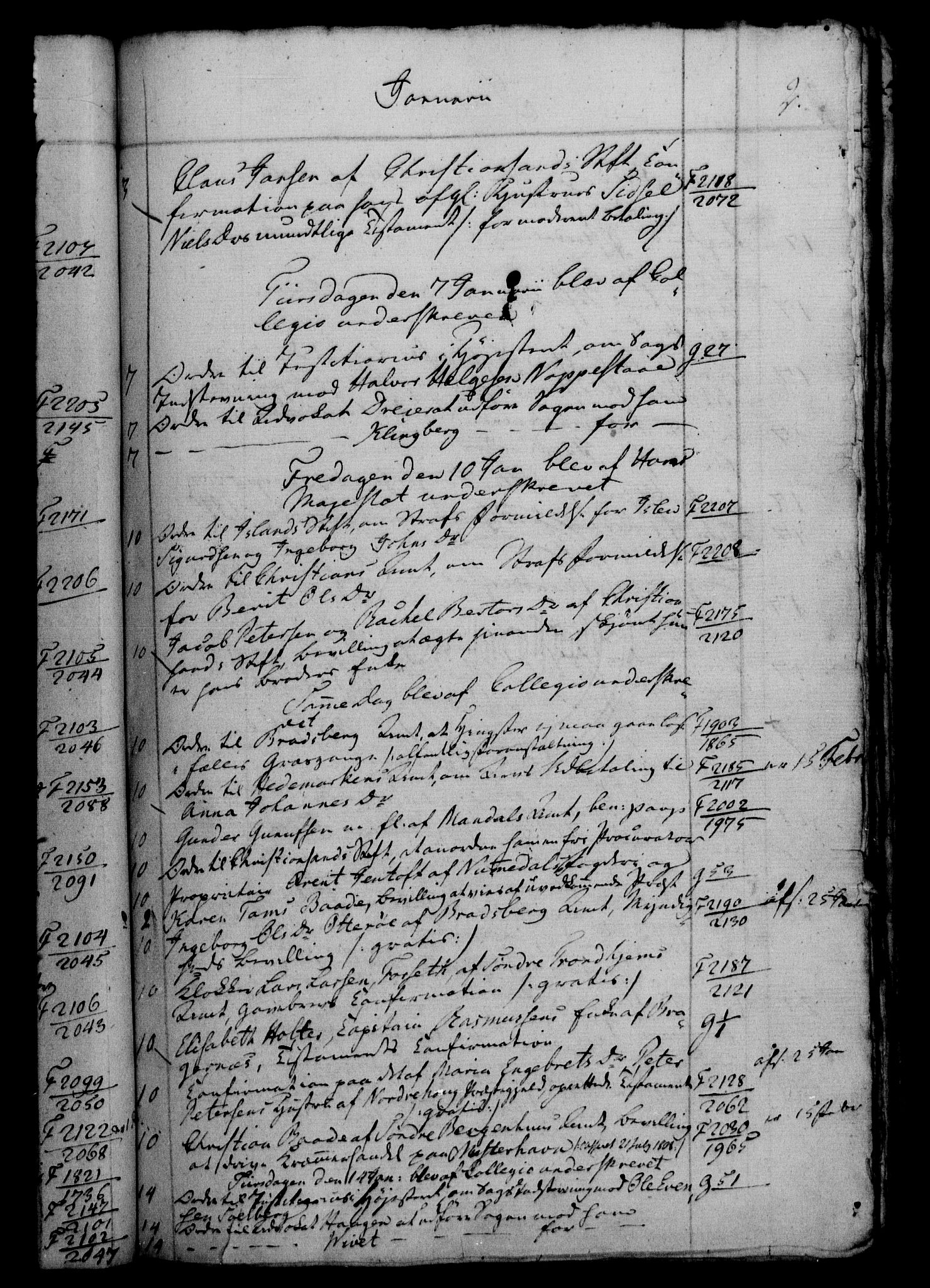 Danske Kanselli 1800-1814, RA/EA-3024/H/Hf/Hfb/Hfbc/L0007: Underskrivelsesbok m. register, 1806, s. 2