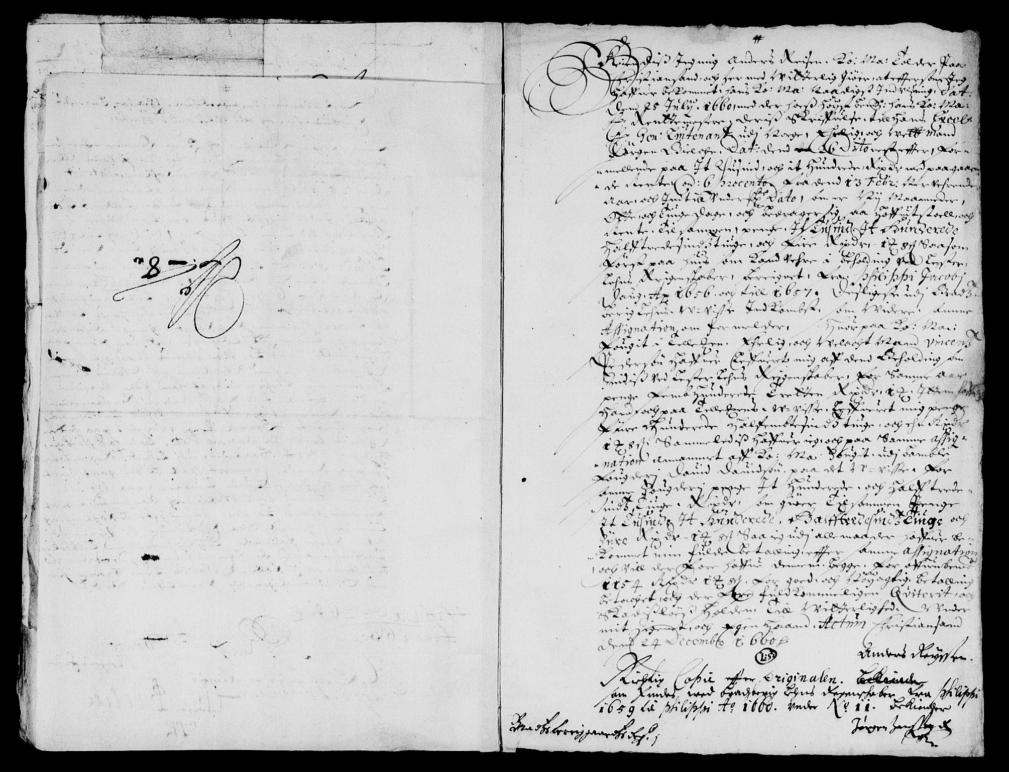 Rentekammeret inntil 1814, Reviderte regnskaper, Lensregnskaper, RA/EA-5023/R/Rb/Rbr/L0021: Lista len, 1655-1659