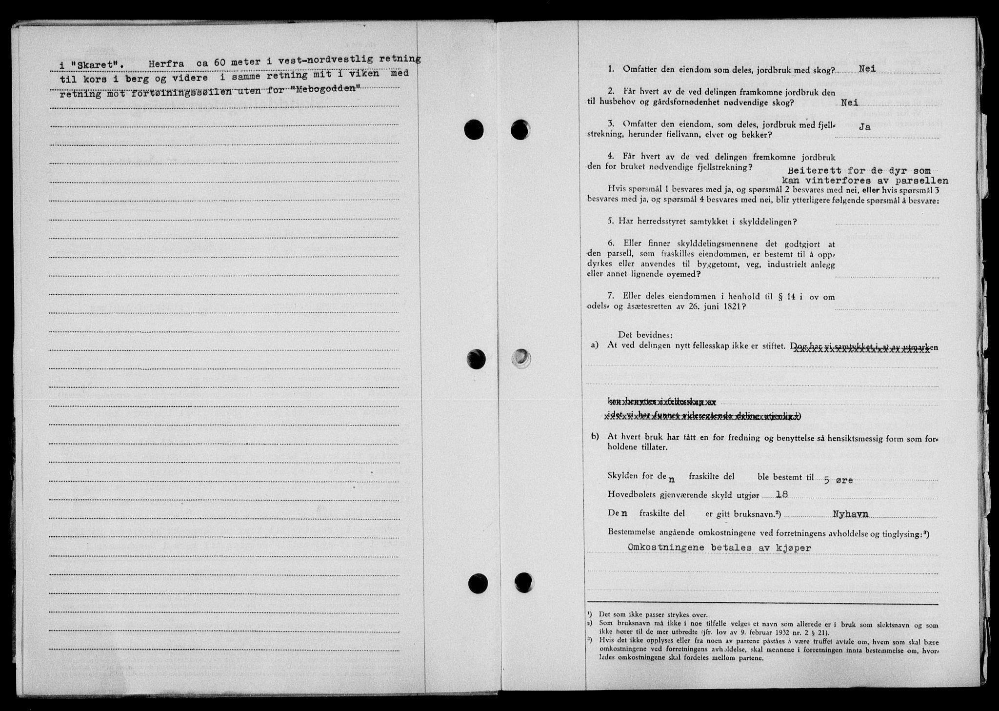Lofoten sorenskriveri, SAT/A-0017/1/2/2C/L0018a: Pantebok nr. 18a, 1948-1948, Dagboknr: 1641/1948