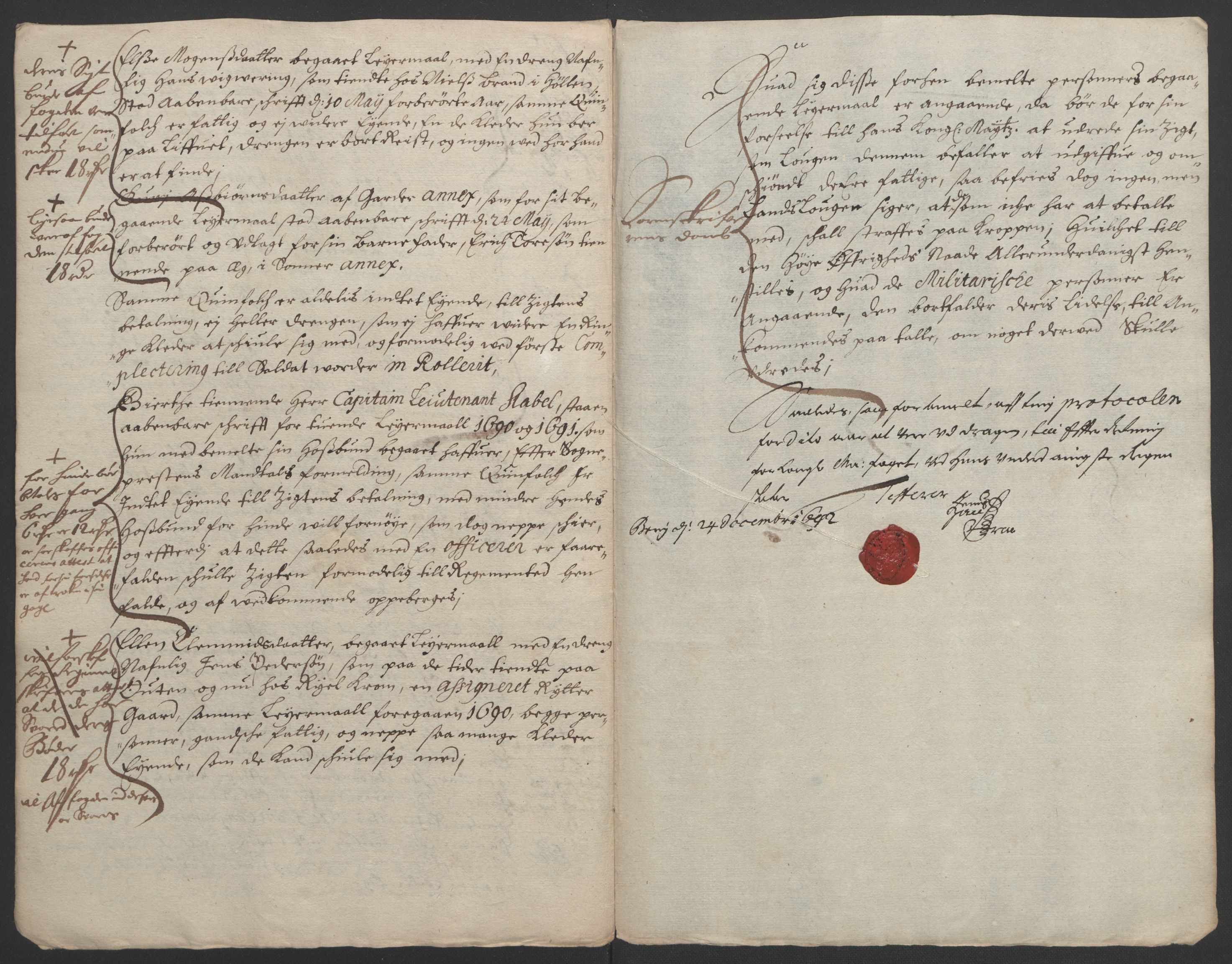 Rentekammeret inntil 1814, Reviderte regnskaper, Fogderegnskap, RA/EA-4092/R09/L0437: Fogderegnskap Follo, 1692-1693, s. 24