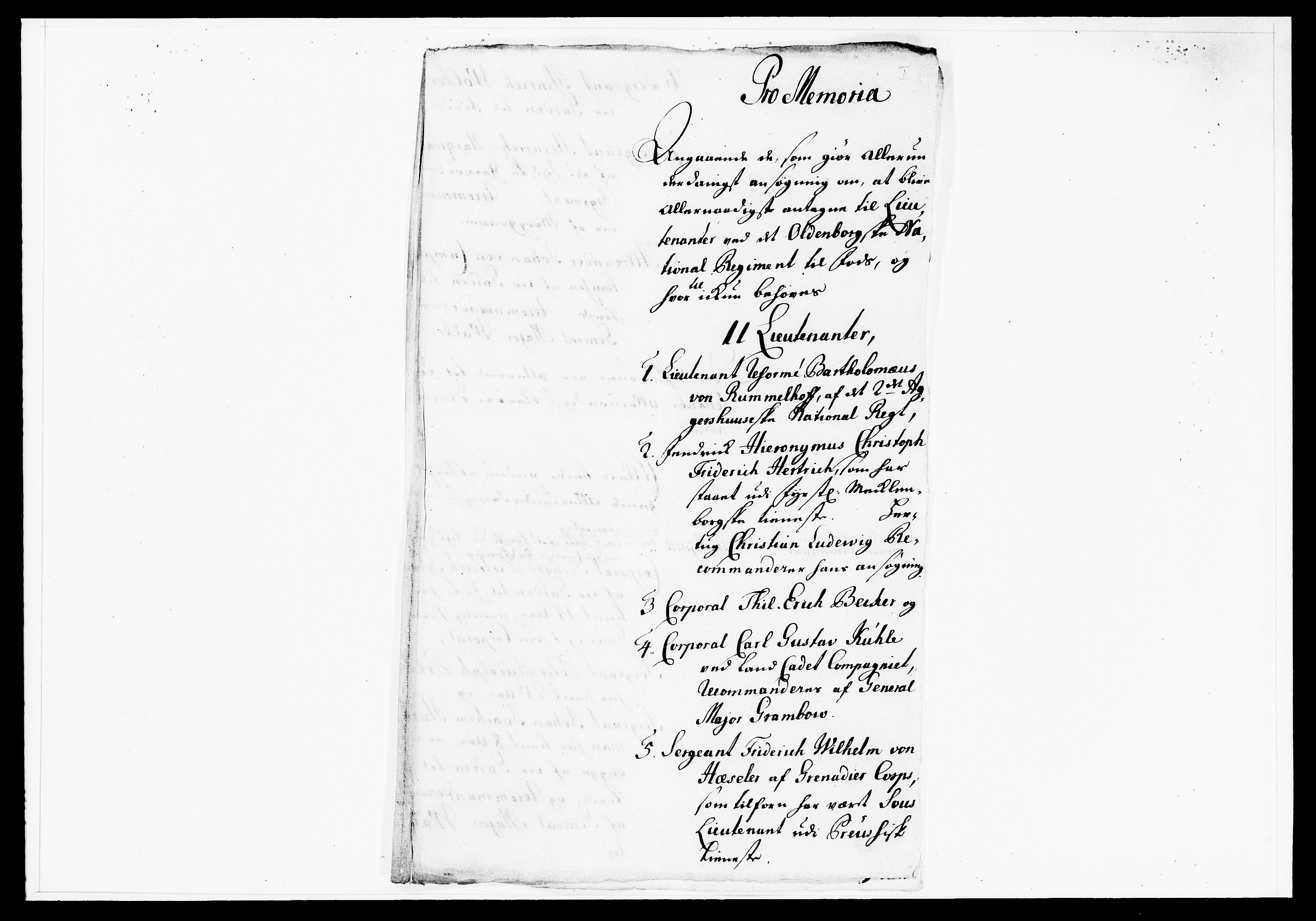 Krigskollegiet, Krigskancelliet, DRA/A-0006/-/1138-1142: Refererede sager, 1737, s. 161