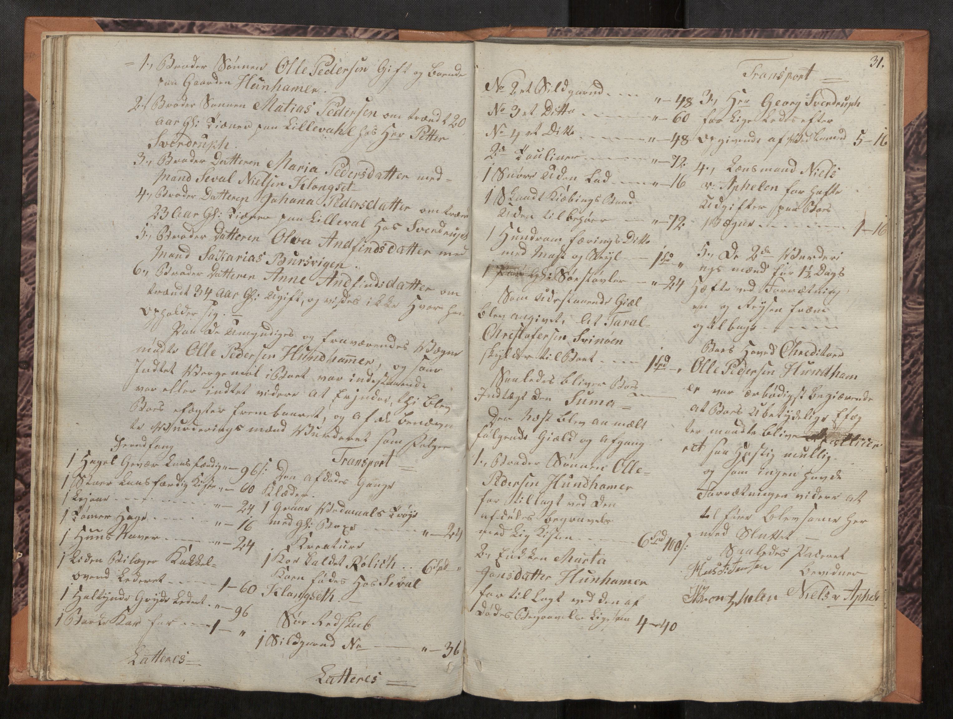Namdal sorenskriveri, AV/SAT-A-4133/1/3/3Ca/L0002: Skifteregistreringsprotokoll, 1829-1838, s. 31